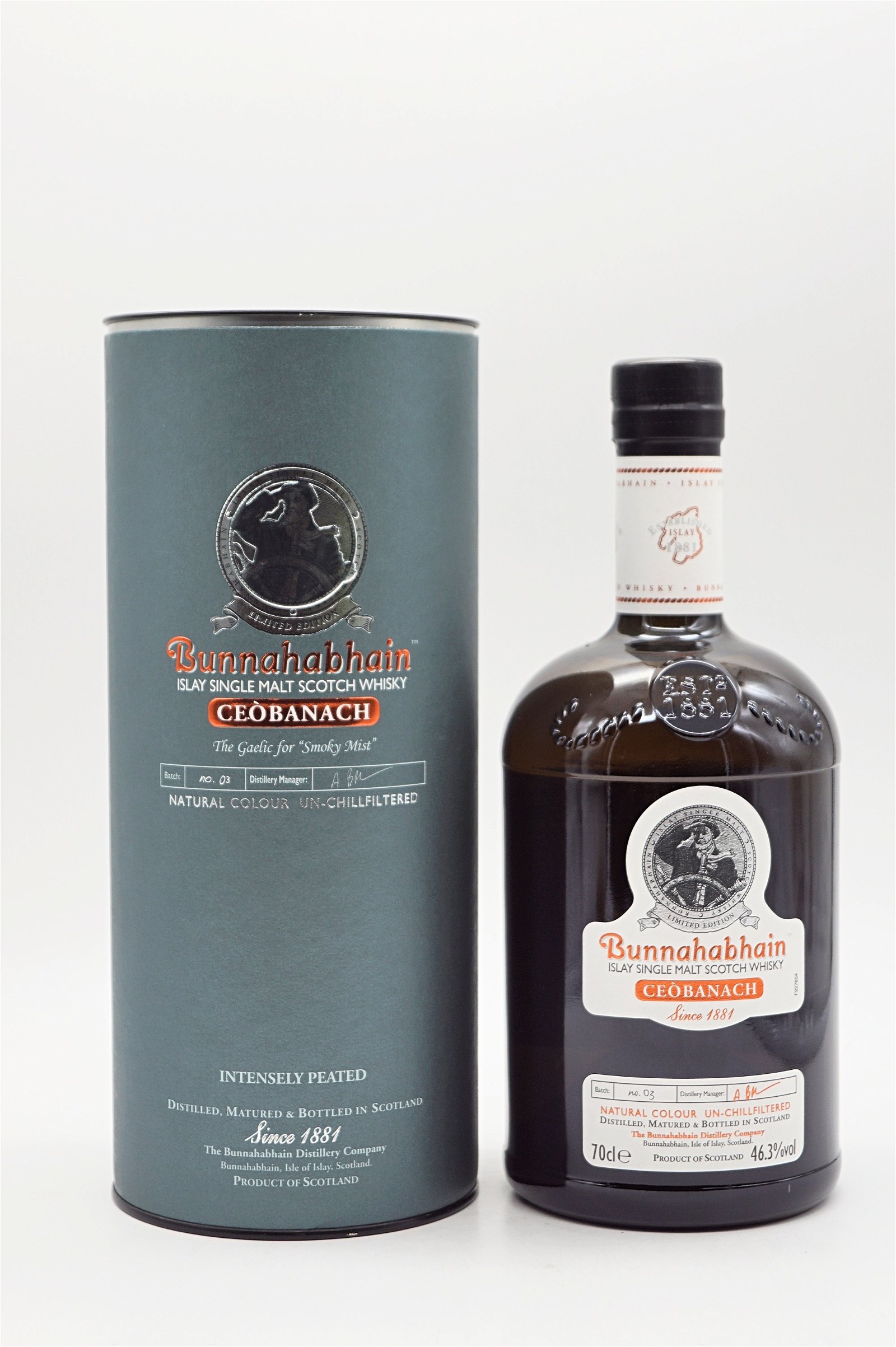 Bunnahabhain Ceobanach Intensely Peated Single Malt Scotch Whisky