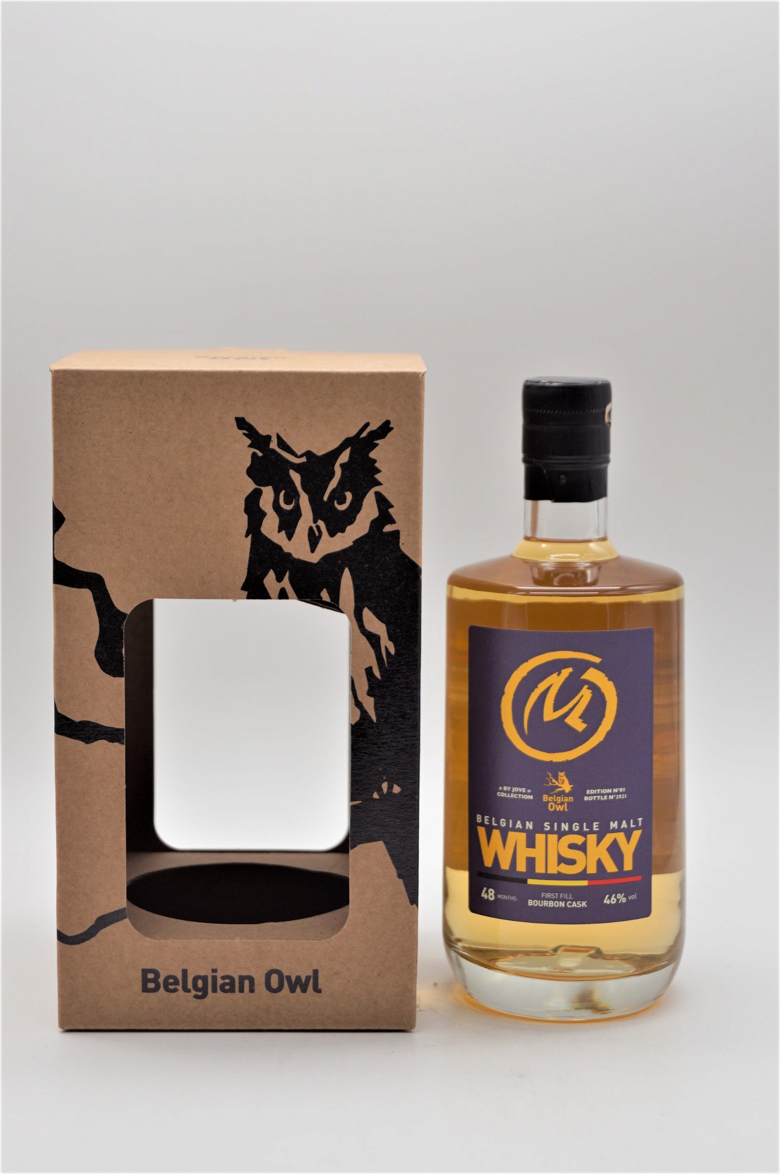 Belgian Owl Belgian Single Malt Whisky by Jove Edition No 1