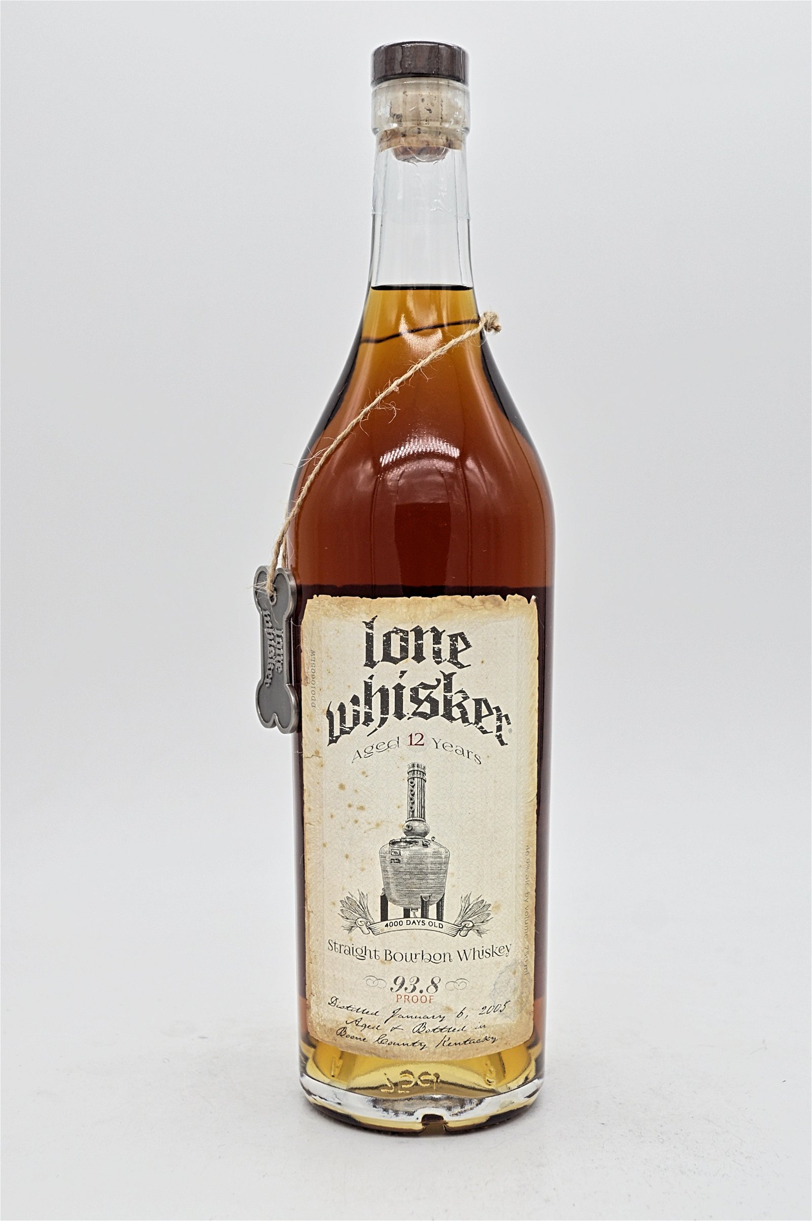 Lone Whisker 12 Jahre Straight Bourbon Whiskey 93,8 Proof