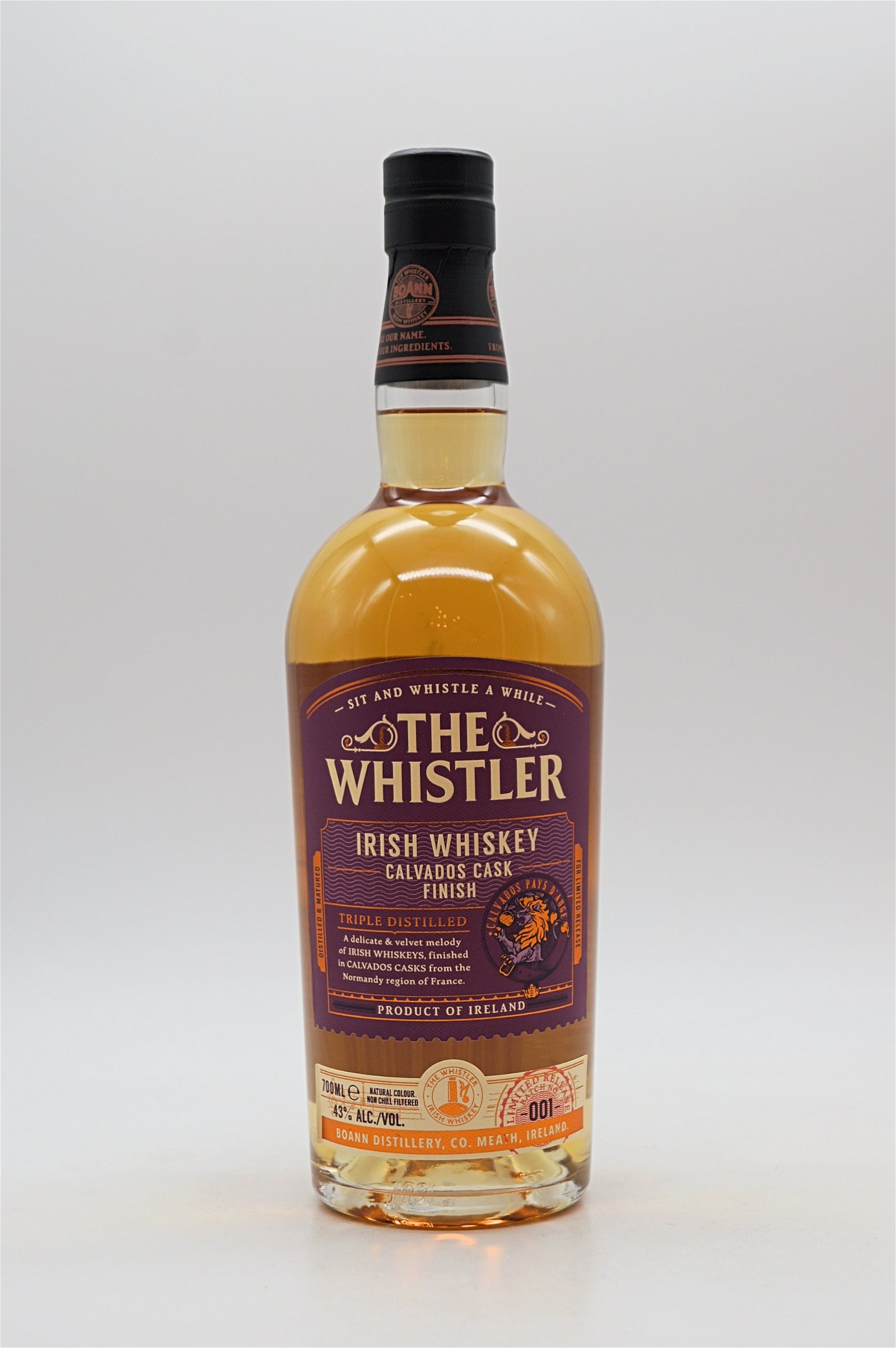 The Whistler Calvados Cask Finish Blended Irish Whiskey