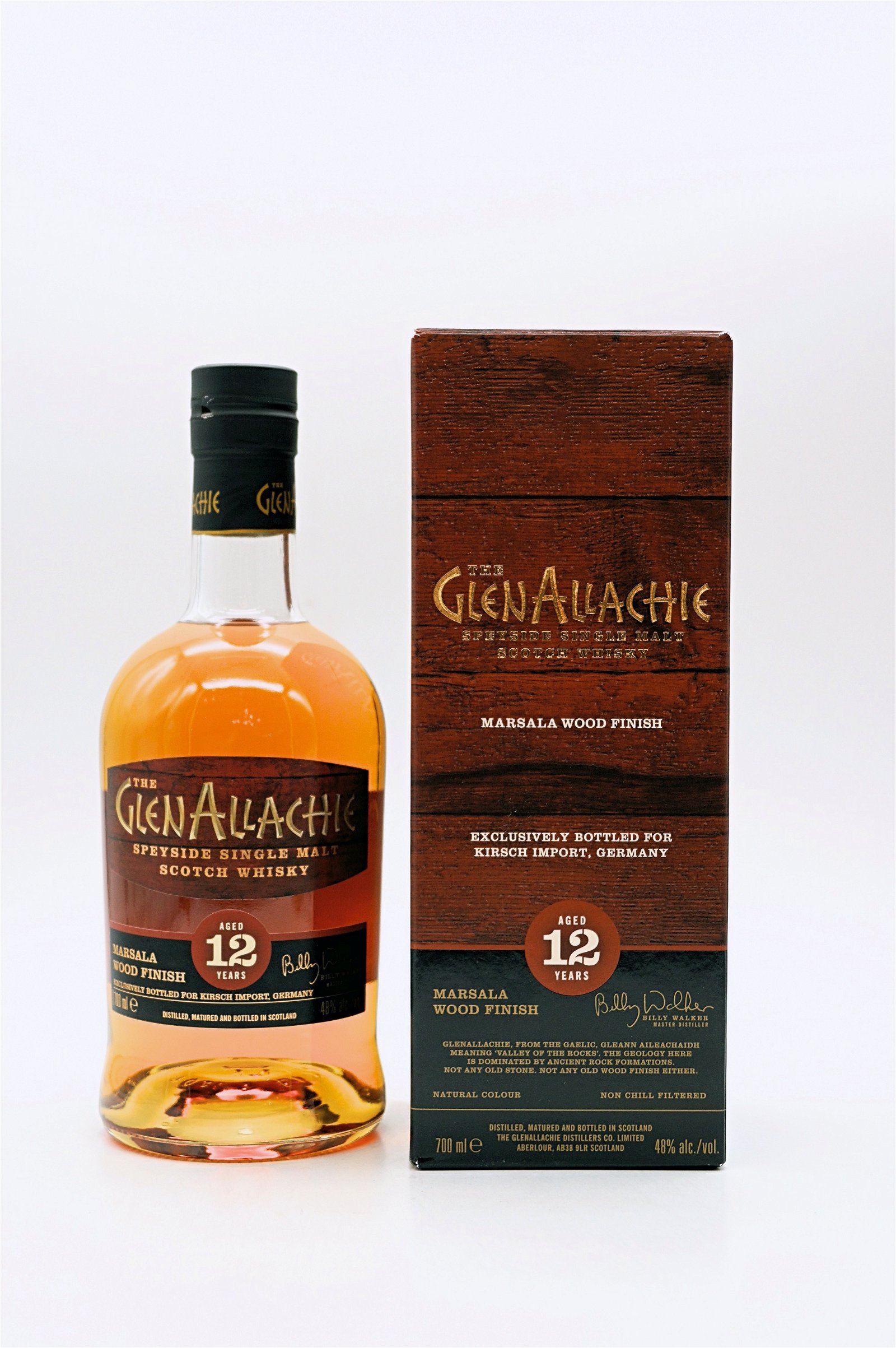 GlenAllachie 12 Jahre Marsala Wood Finish Speyside Single Malt Scotch Whisky