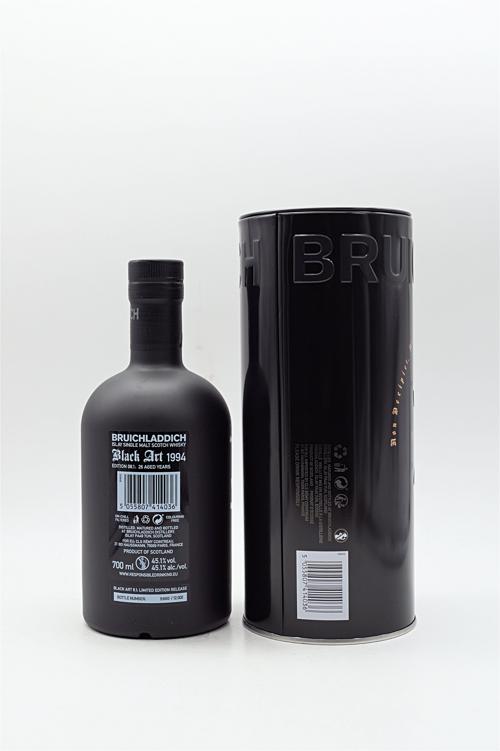 Bruichladdich Black Art 1994 Edition 8.1 26 Jahre Single Malt Scotch Whisky