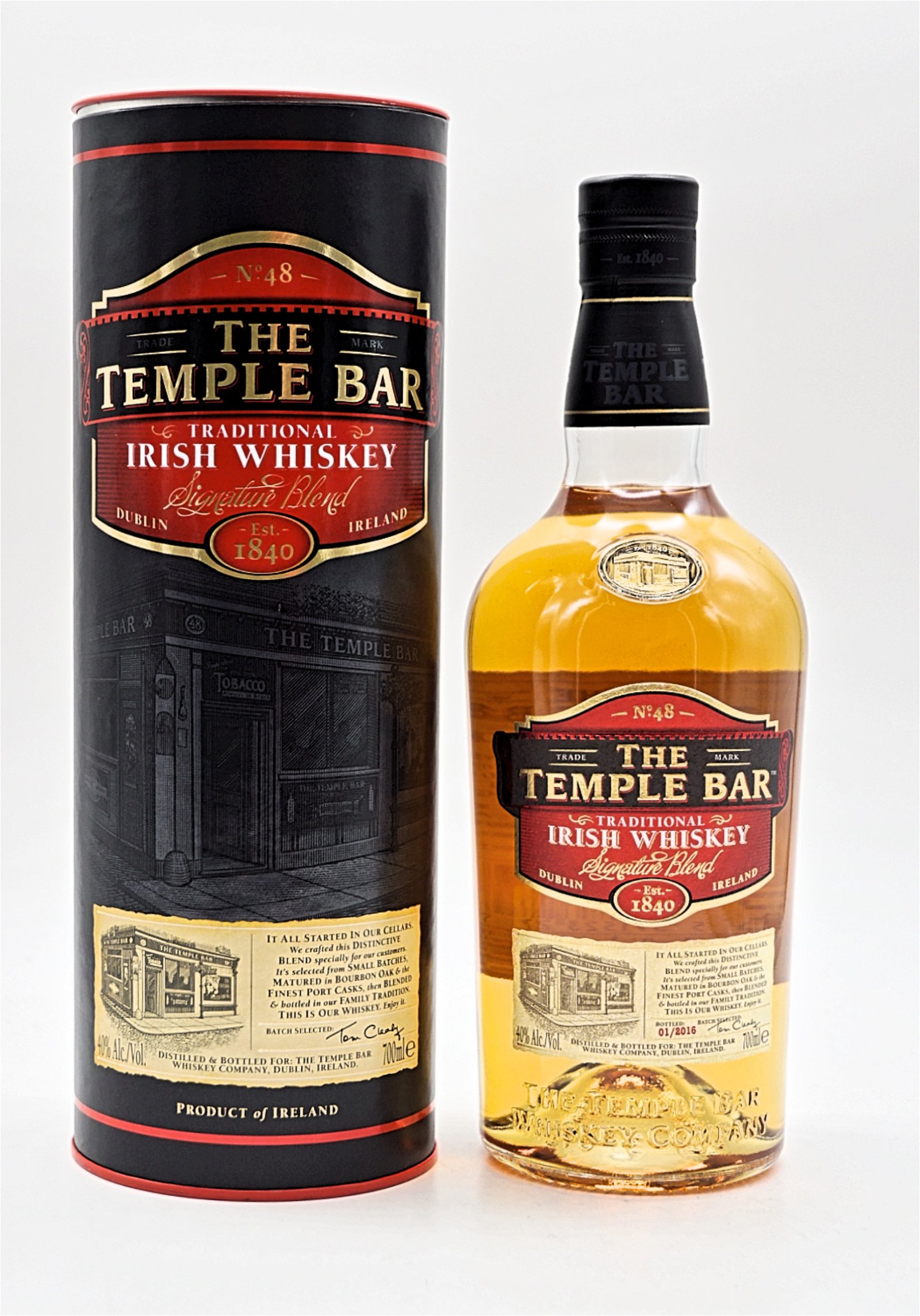 The Temple Bar Signature Blend Irish Whiskey