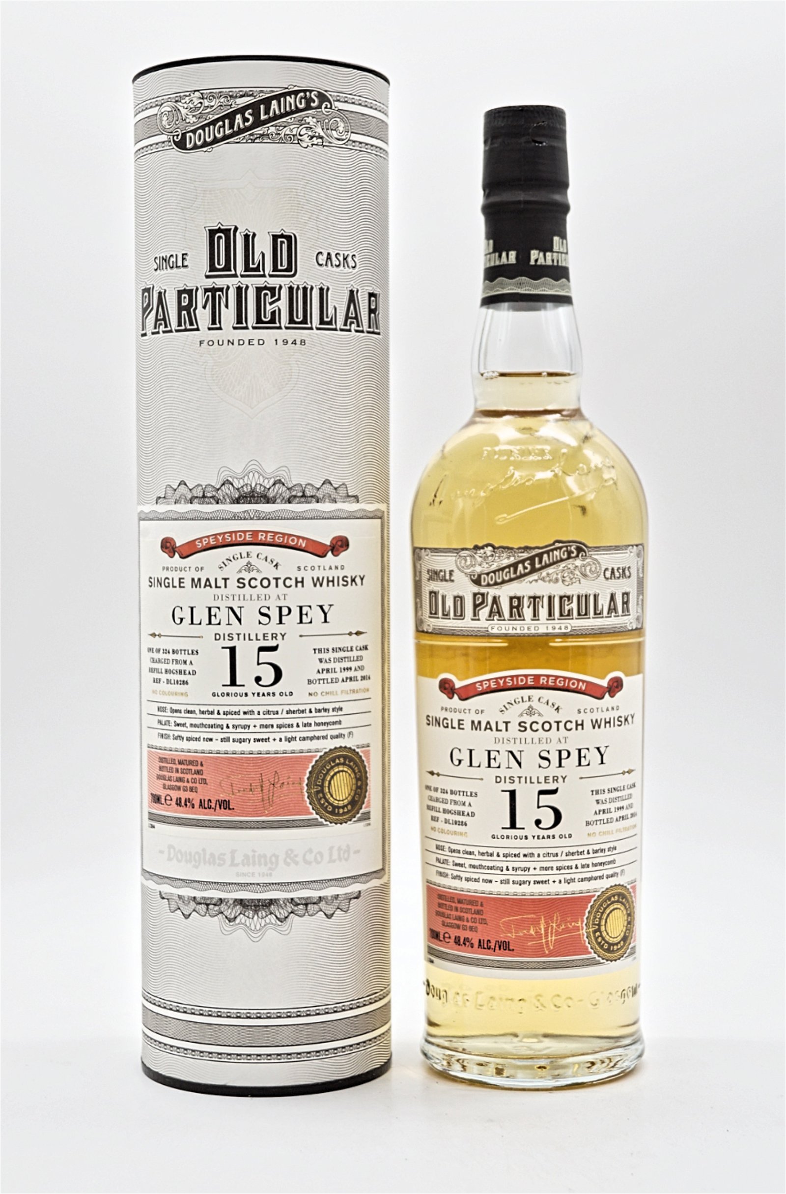 Old Particular Glen Spey Distillery 15 Jahre 1999/2014 48,4% 324 Fl. Single Cask Single Malt Scotch Whisky