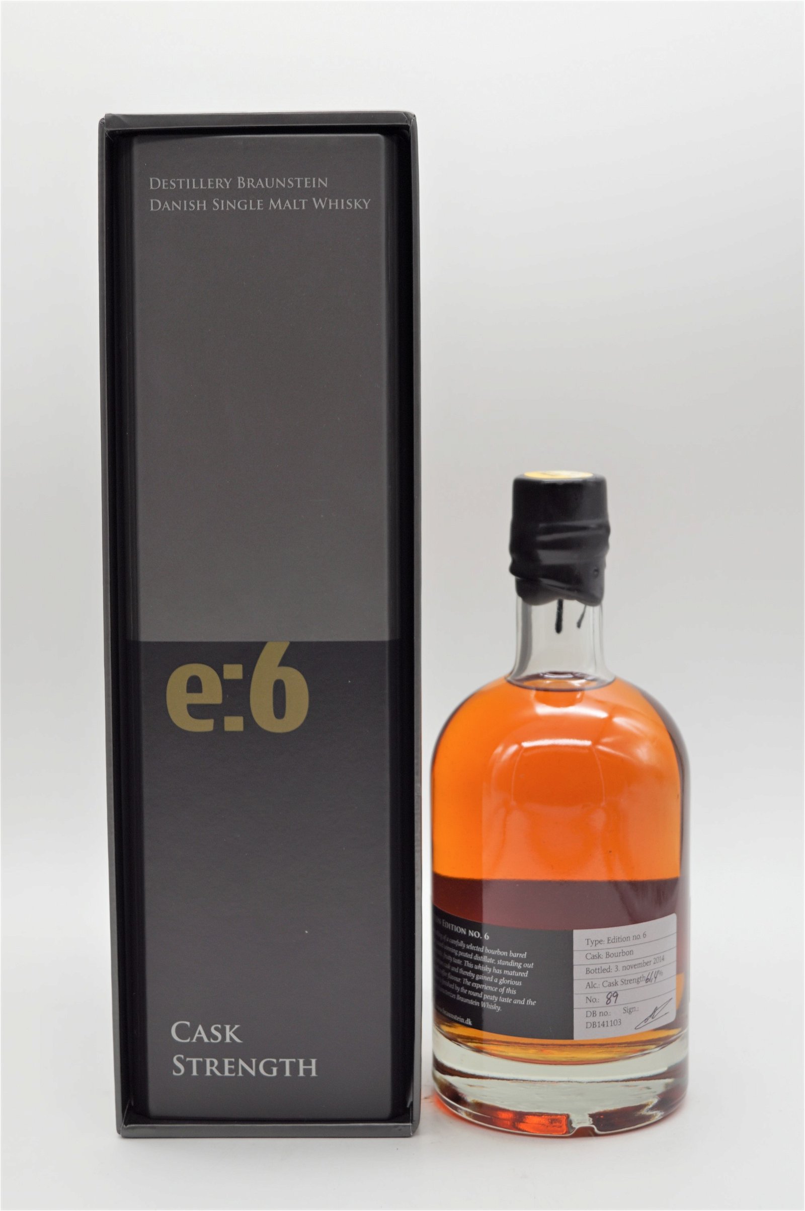 Braunstein Cask Strength Edition E6 Dansk Single Malt Whisky