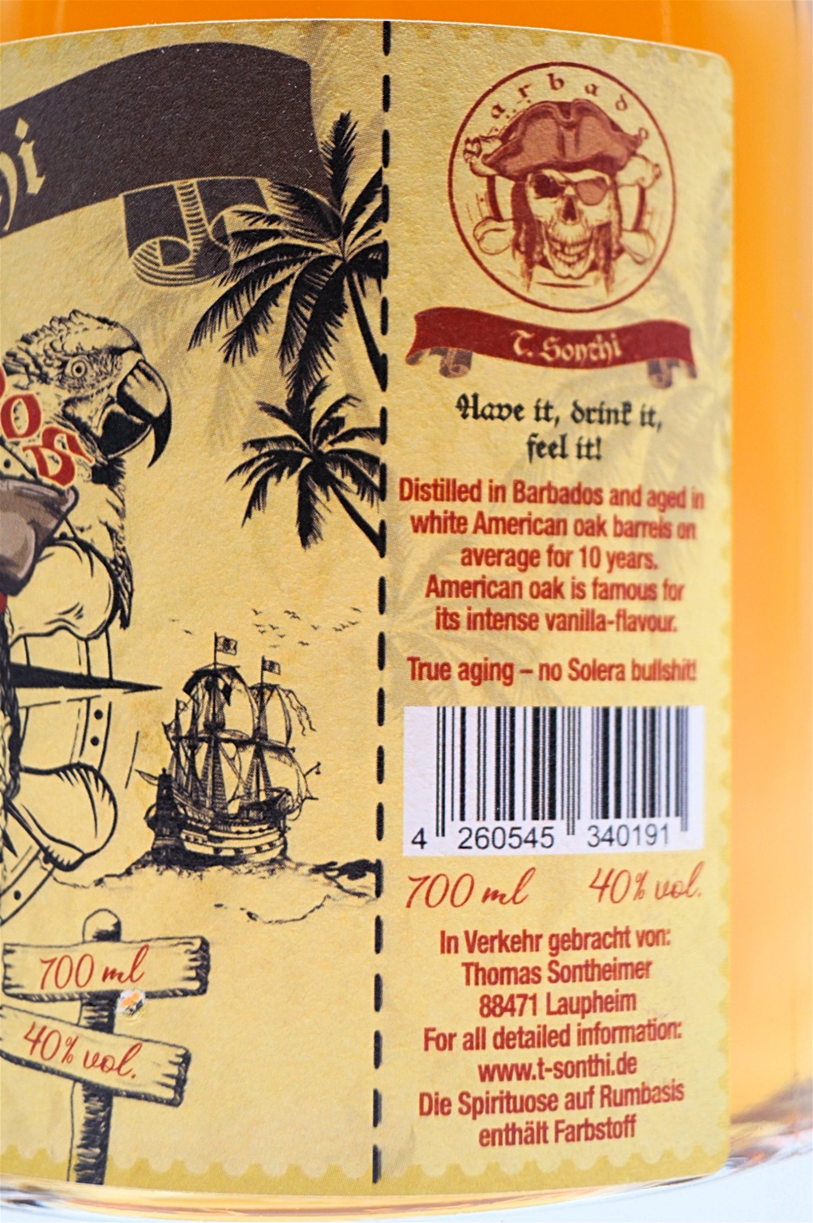 T.Sonthi  Barbados Rum