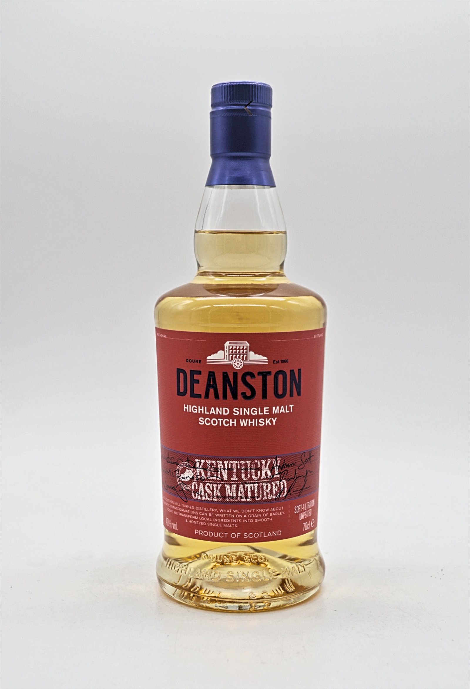 Deanston Kentucky Cask Matured Highland Single Malt Scotch Whisky