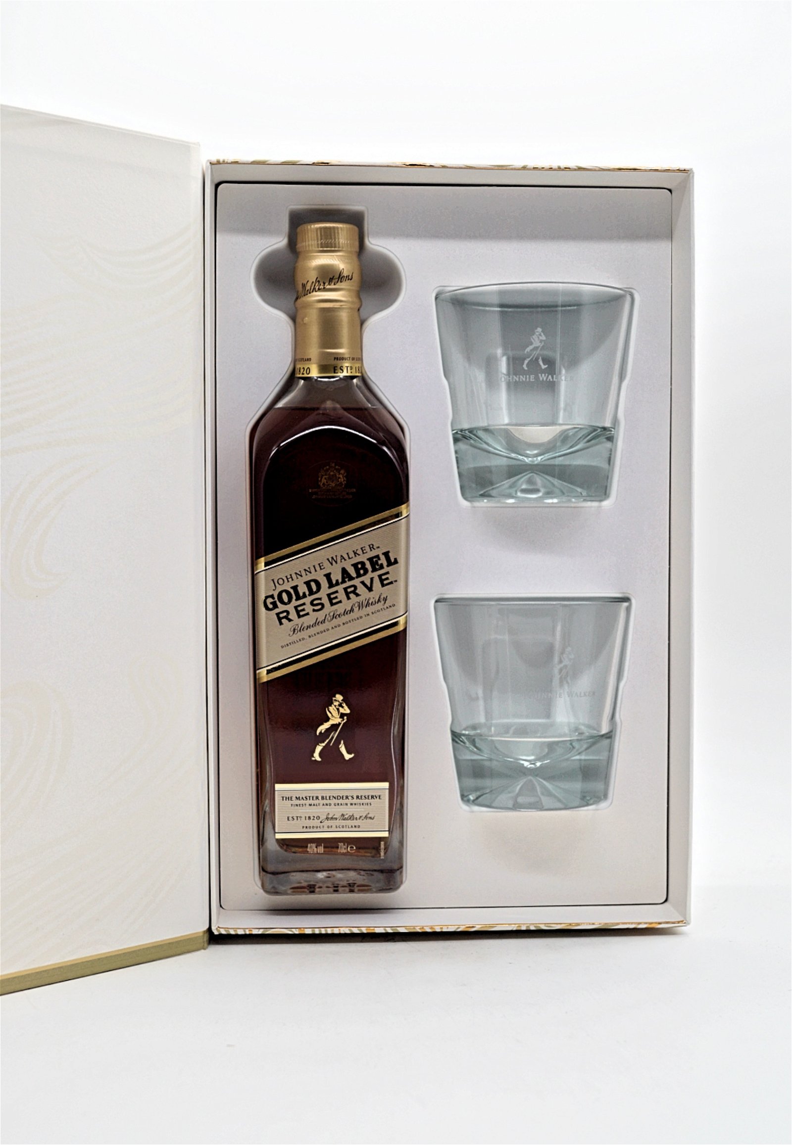 Johnnie Walker Gold Label Reserve Limited Edition Design Blended Scotch Whisky inkl. 2 Gläser