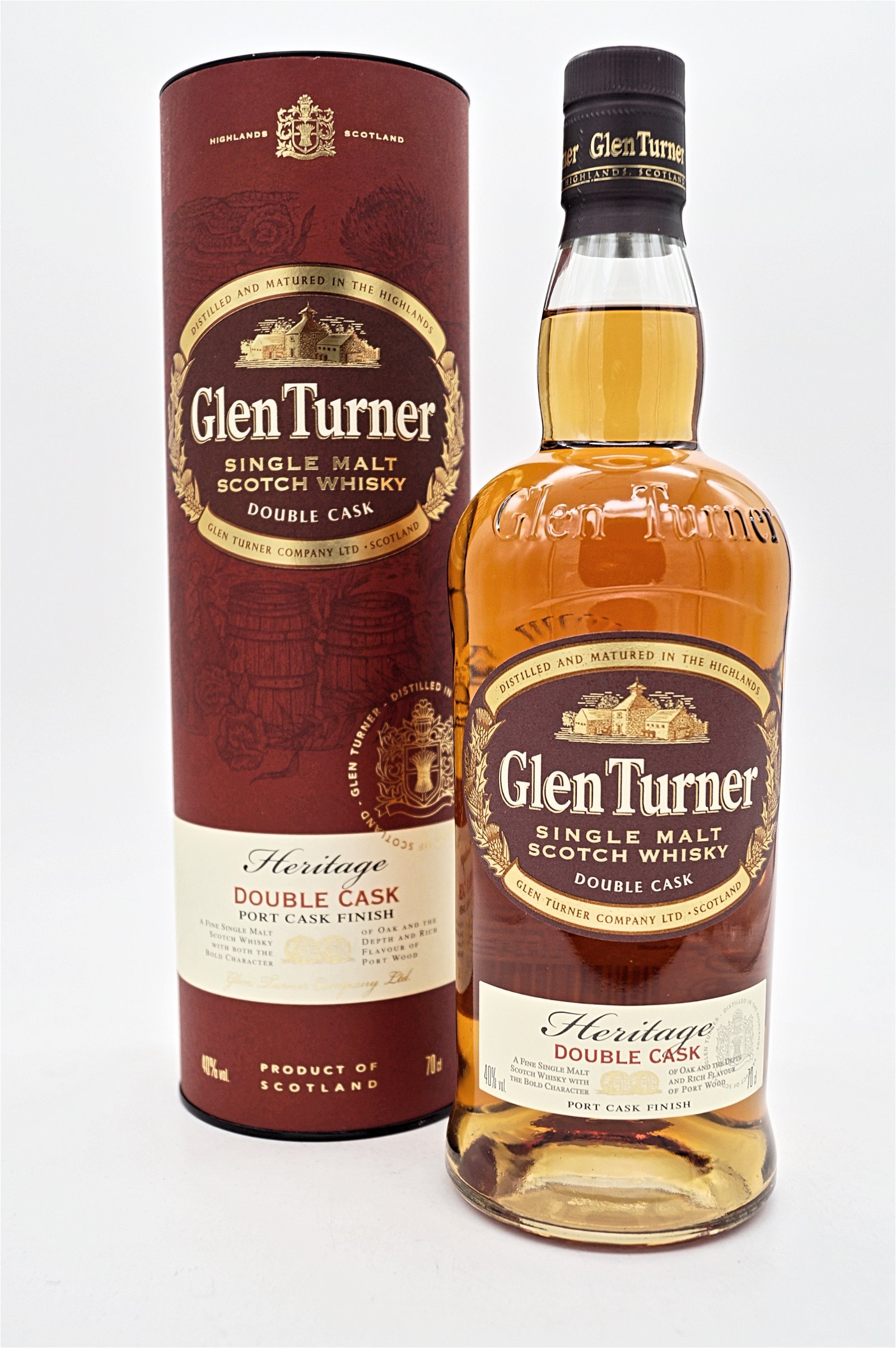Glen Turner Heritage Double Cask Port Cask Finish Single Malt Scotch Whisky