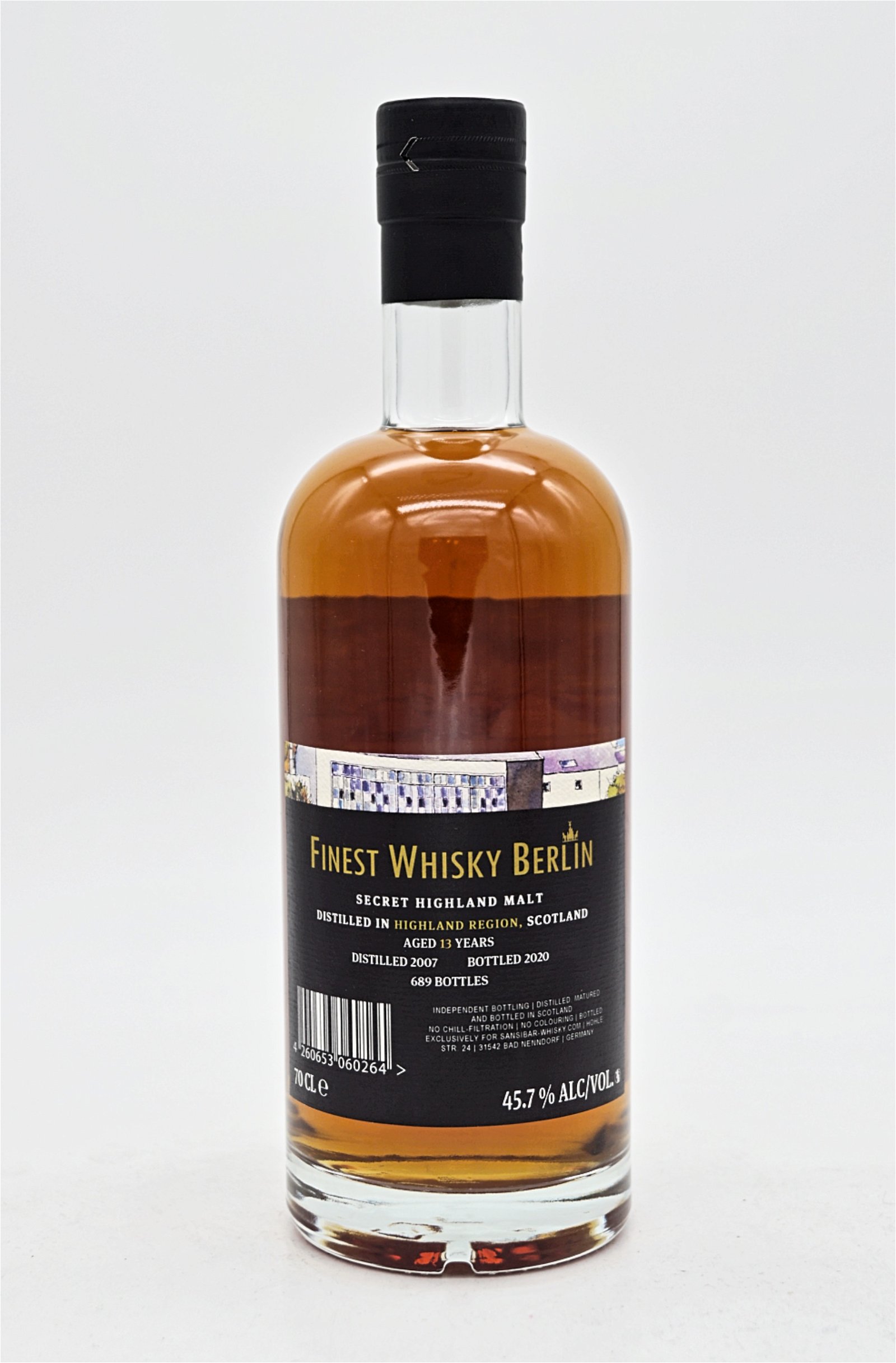 Sansibar Whisky 13 Jahre Secret Highland Malt 2007/2020 Single Malt Scotch Whisky