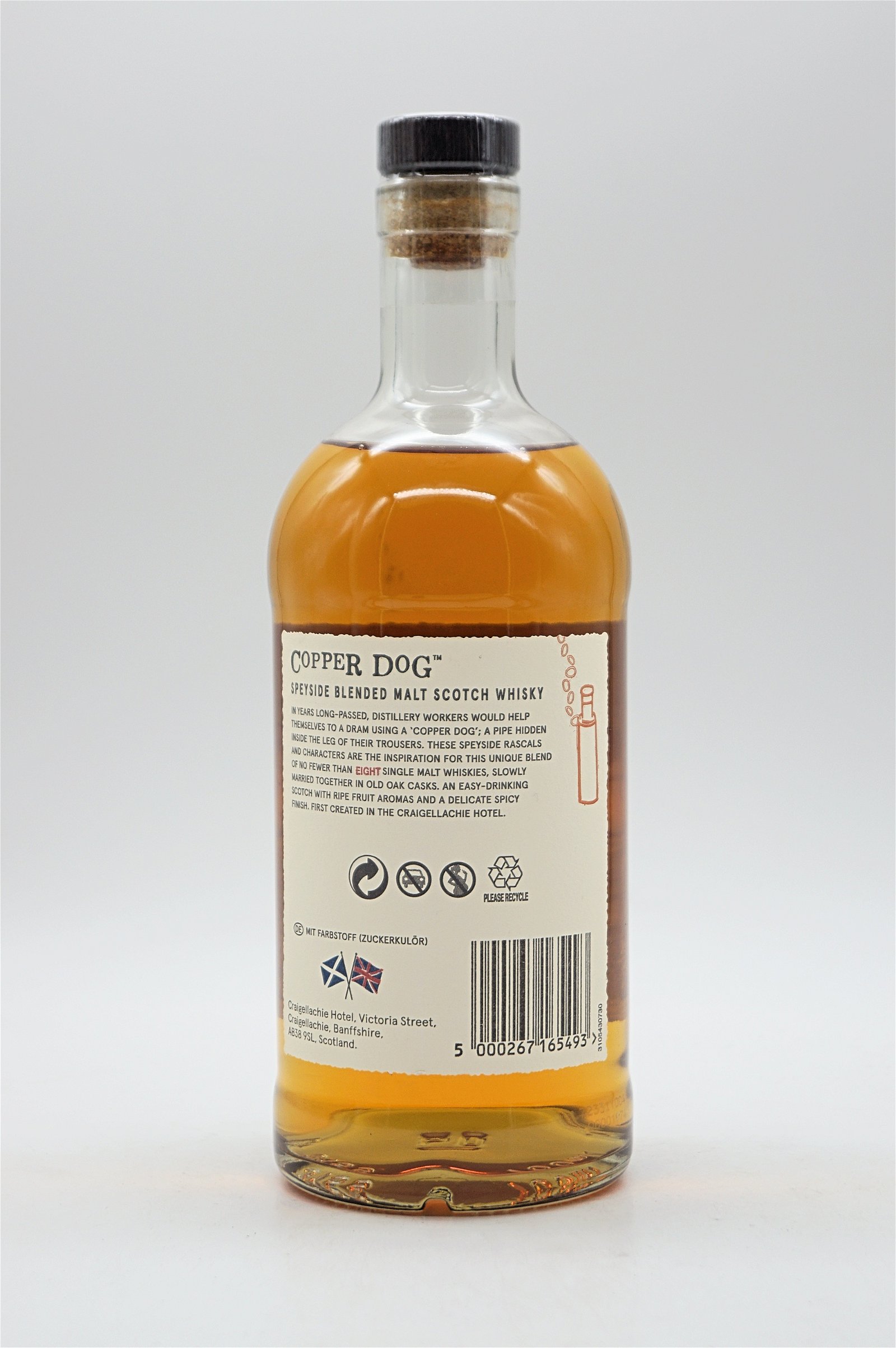 The Craigellachie Hotel Copper Dog Single Malt Scotch Whisky
