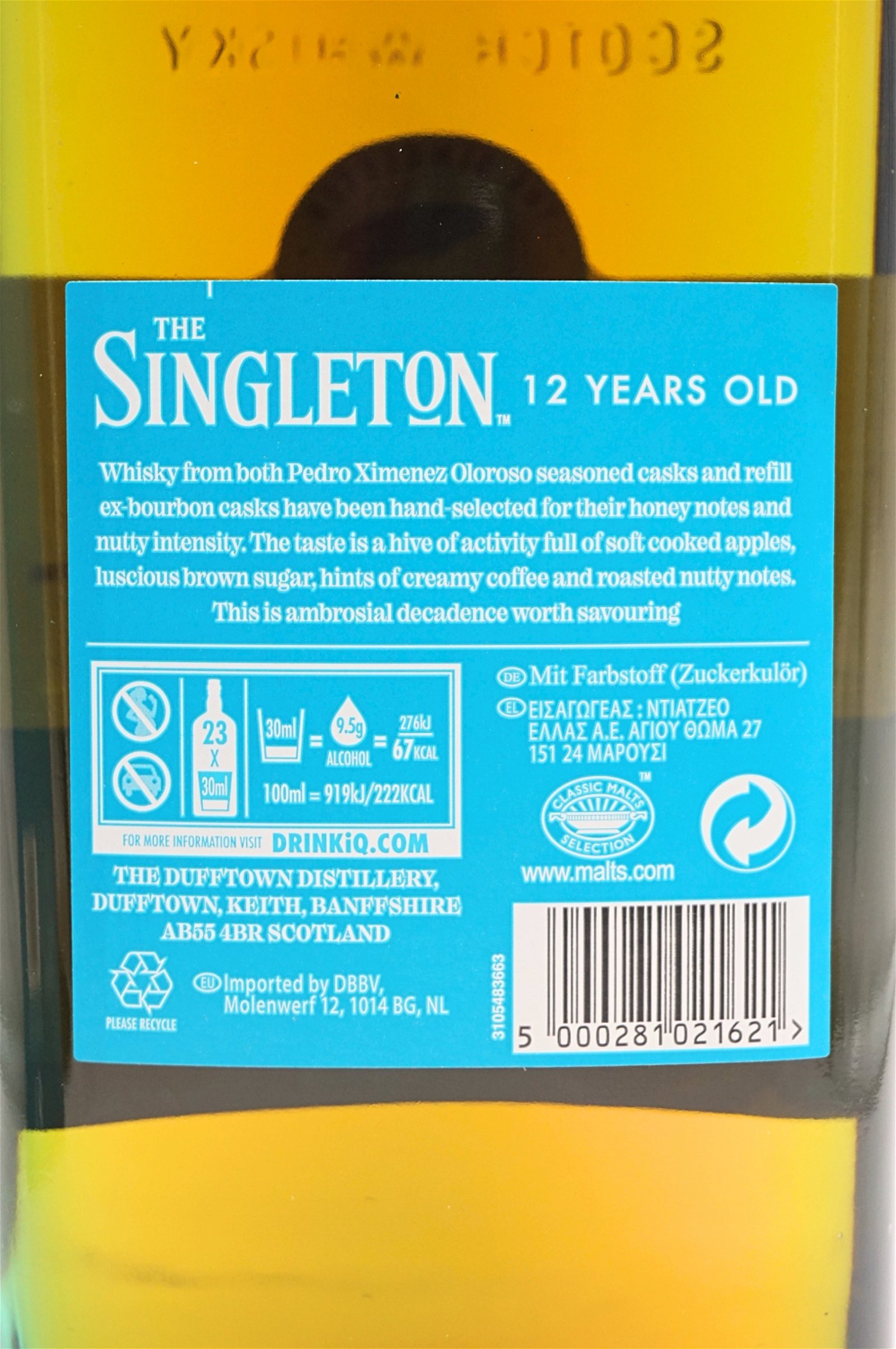 The Singleton of Dufftown 12 Jahre Luscious Nectar Single Malt Scotch Whisky