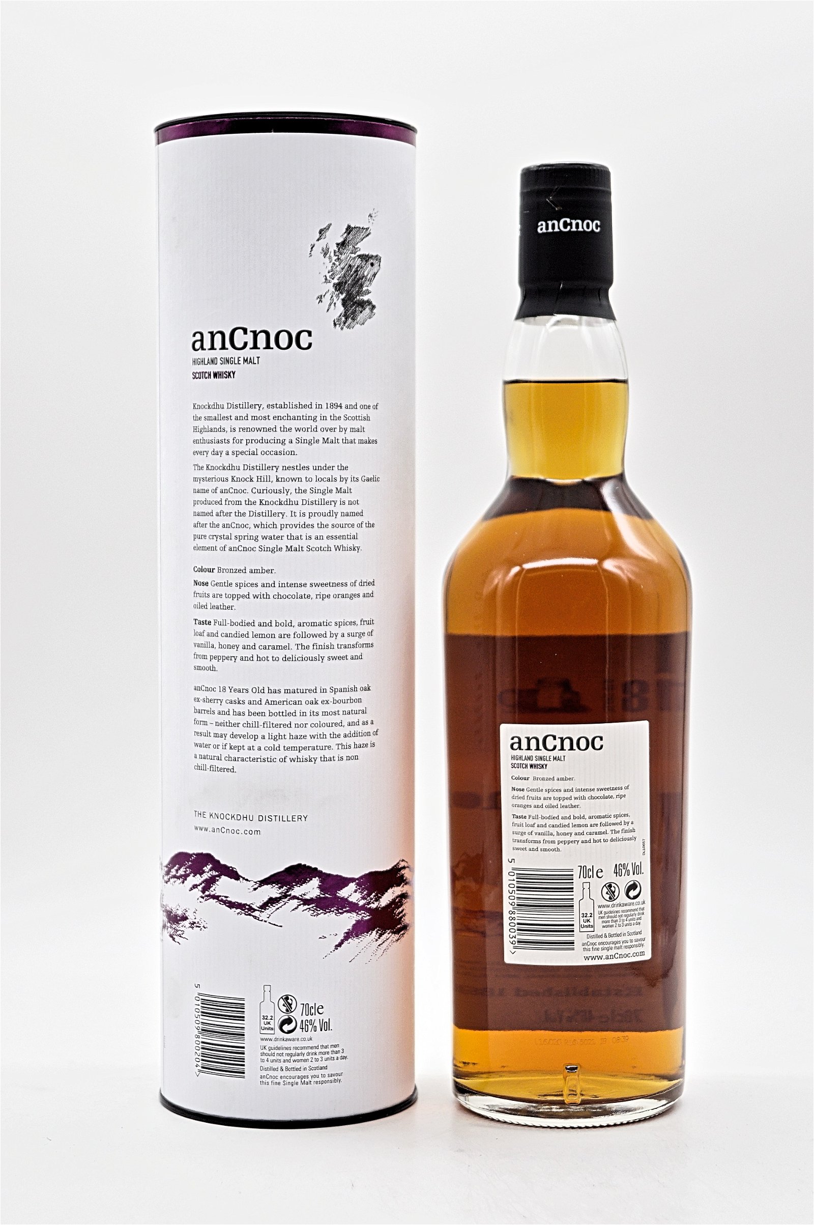 anCnoc 18 Jahre Highland Single Malt Scotch Whisky