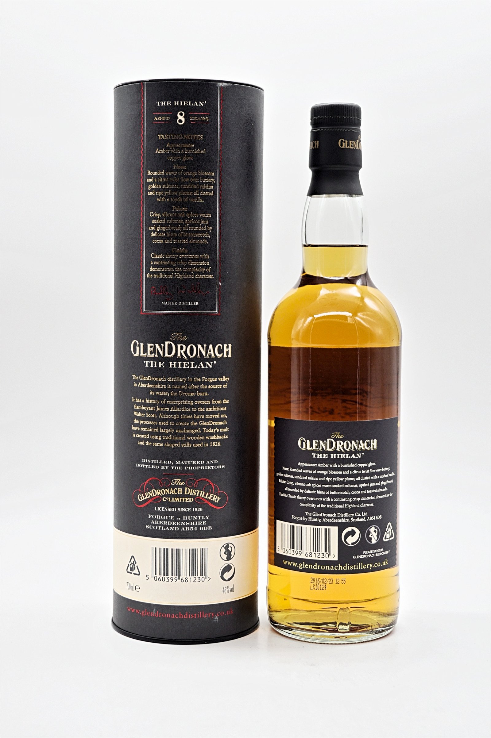 GlenDronach 8 Jahre The Hielan Highland Single Malt Scotch Whisky