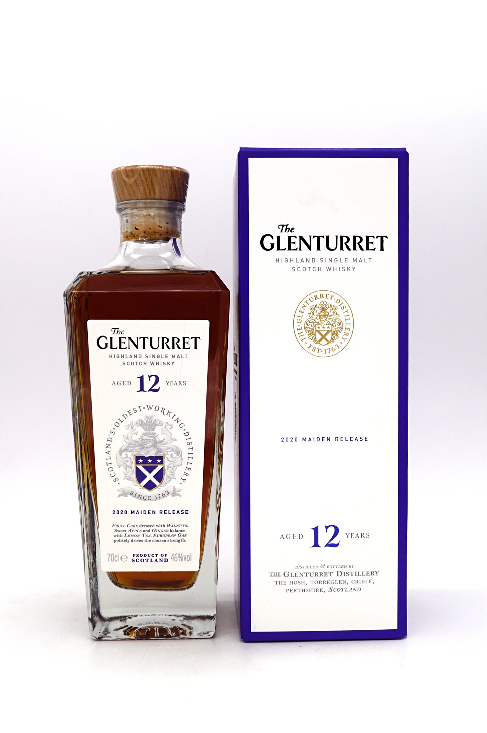 The Glenturret 12 Jahre 2020 Maiden Release Highland Single Malt Scotch Whisky