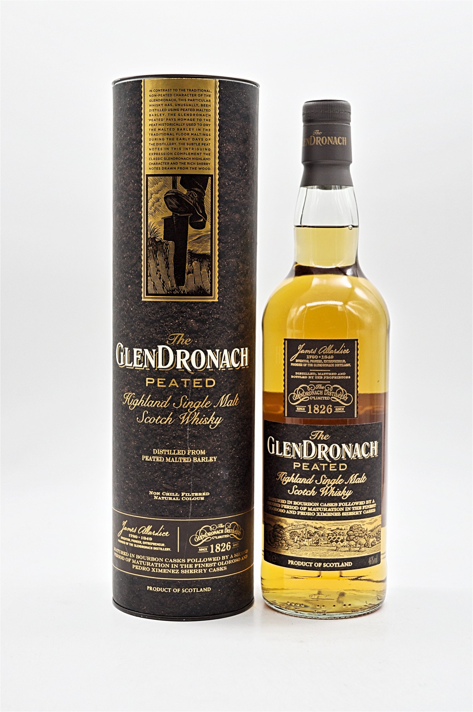 GlenDronach Peated Highland Single Malt Scotch Whisky