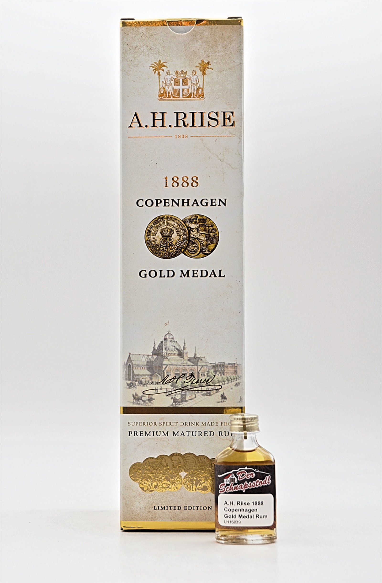 A.H. Riise 1888 Copenhagen Gold Medal