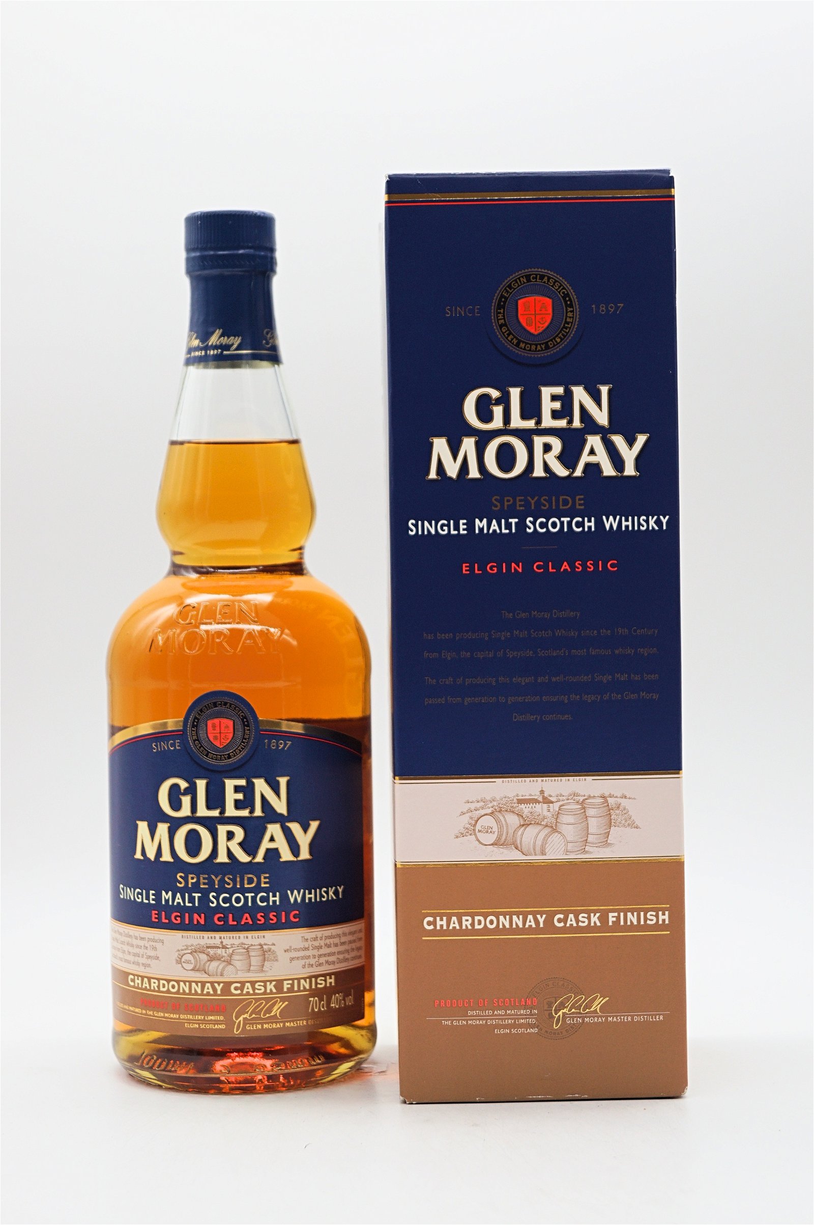 Glen Moray Elgin Classic Chardonnay Cask Finish Single Malt Scotch