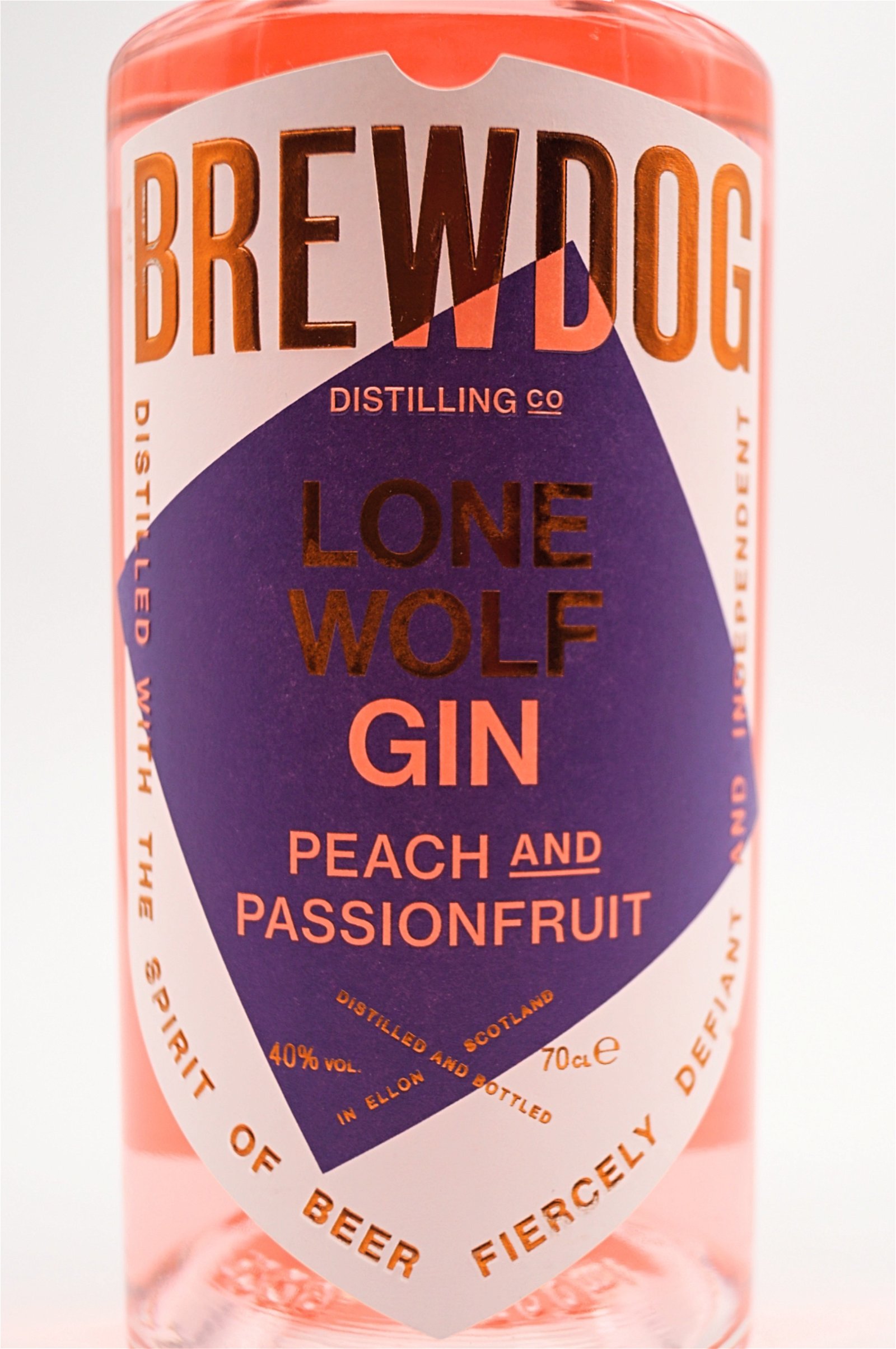 BrewDog Distilling Co. Lonewolf Peach & Passion Fruit Gin