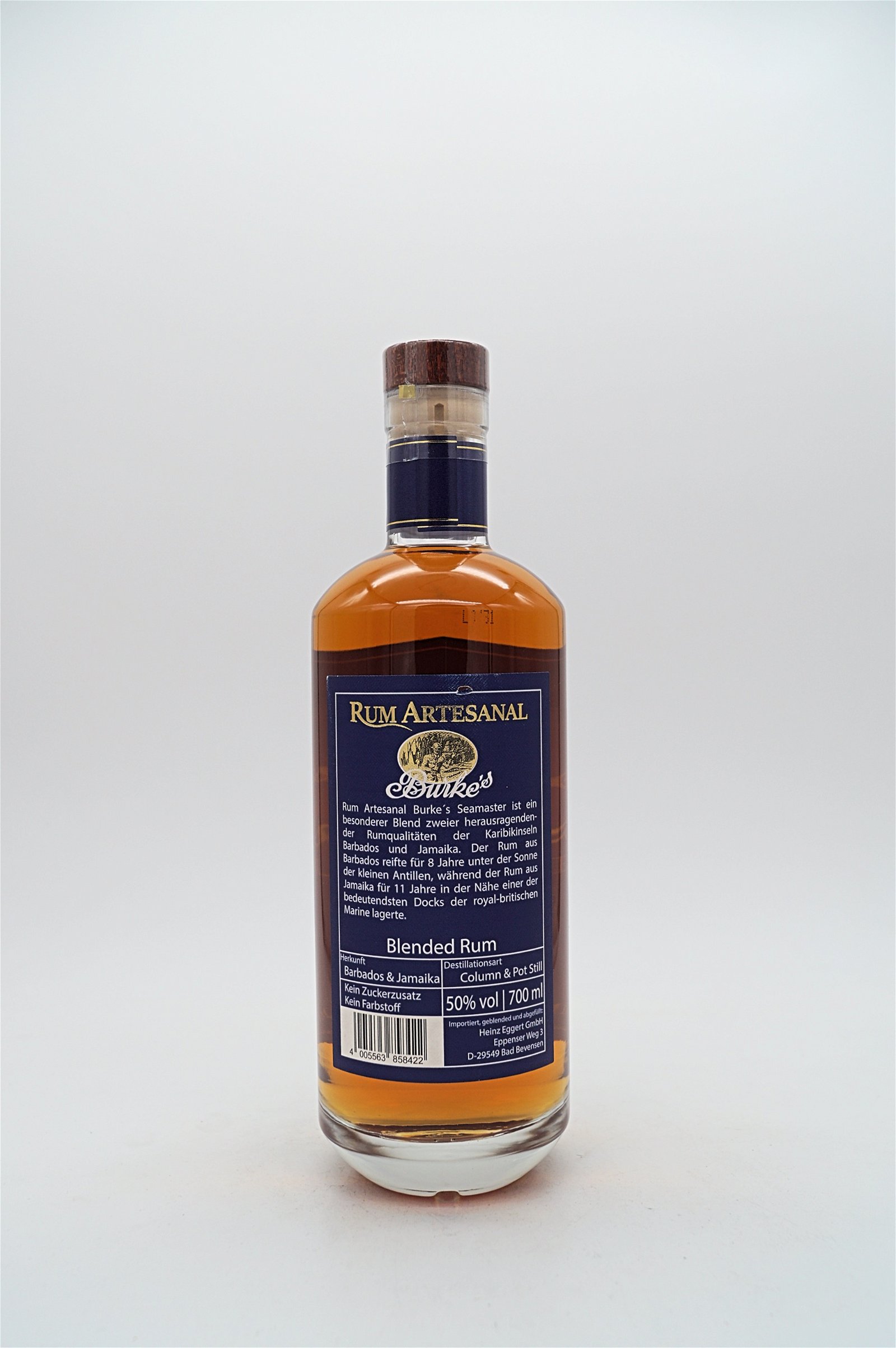 Rum Artesanal Seamaster Burkes Blended Rum