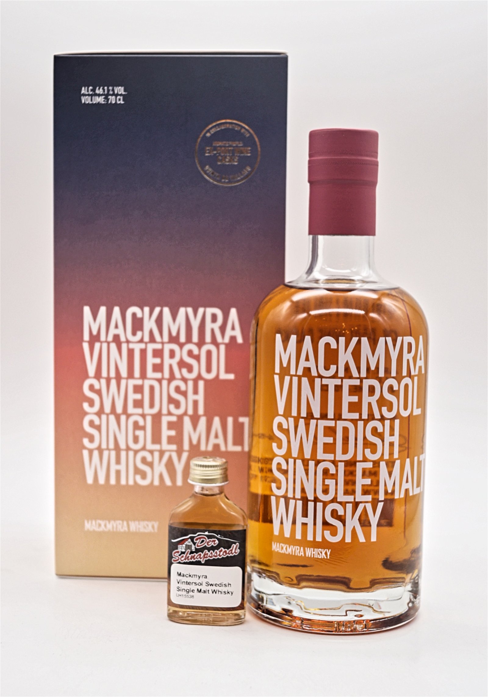 Mackmyra Vintersol Swedish Single Malt Whisky Sample 20 ml