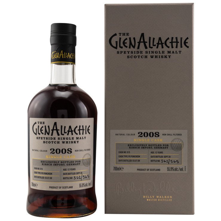 GlenAllachie Single Casks 2008/2020 12 Jahre PX Puncheon Speyside Single Malt Scotch Whisky