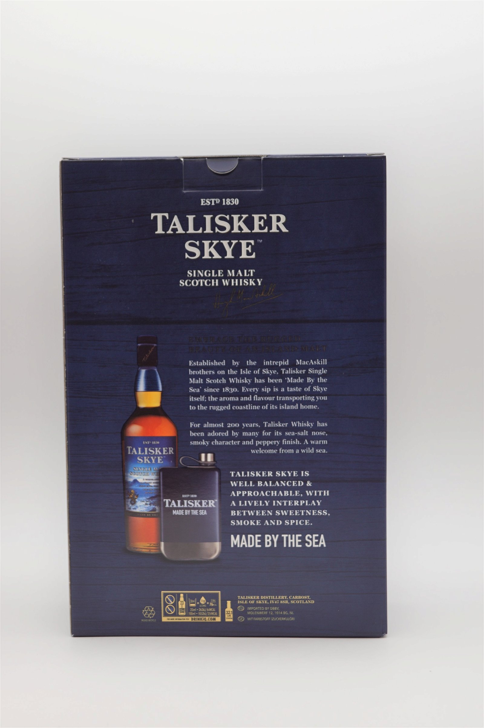 Talisker Skye Single Malt Scotch Whisky inkl. Flachmann