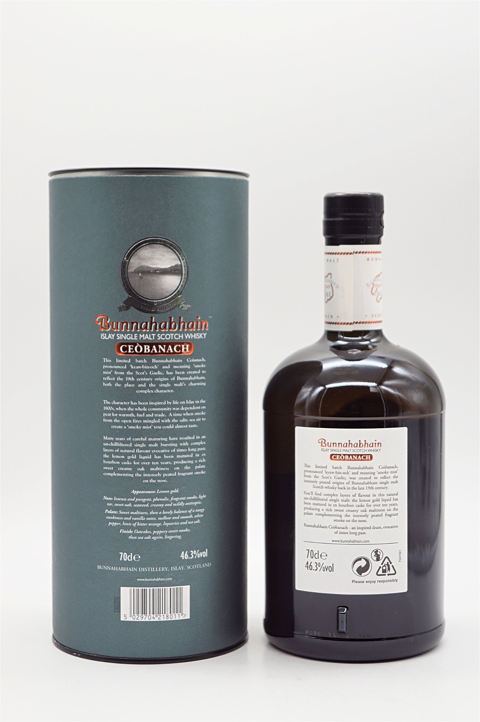 Bunnahabhain Ceobanach Intensely Peated Single Malt Scotch Whisky