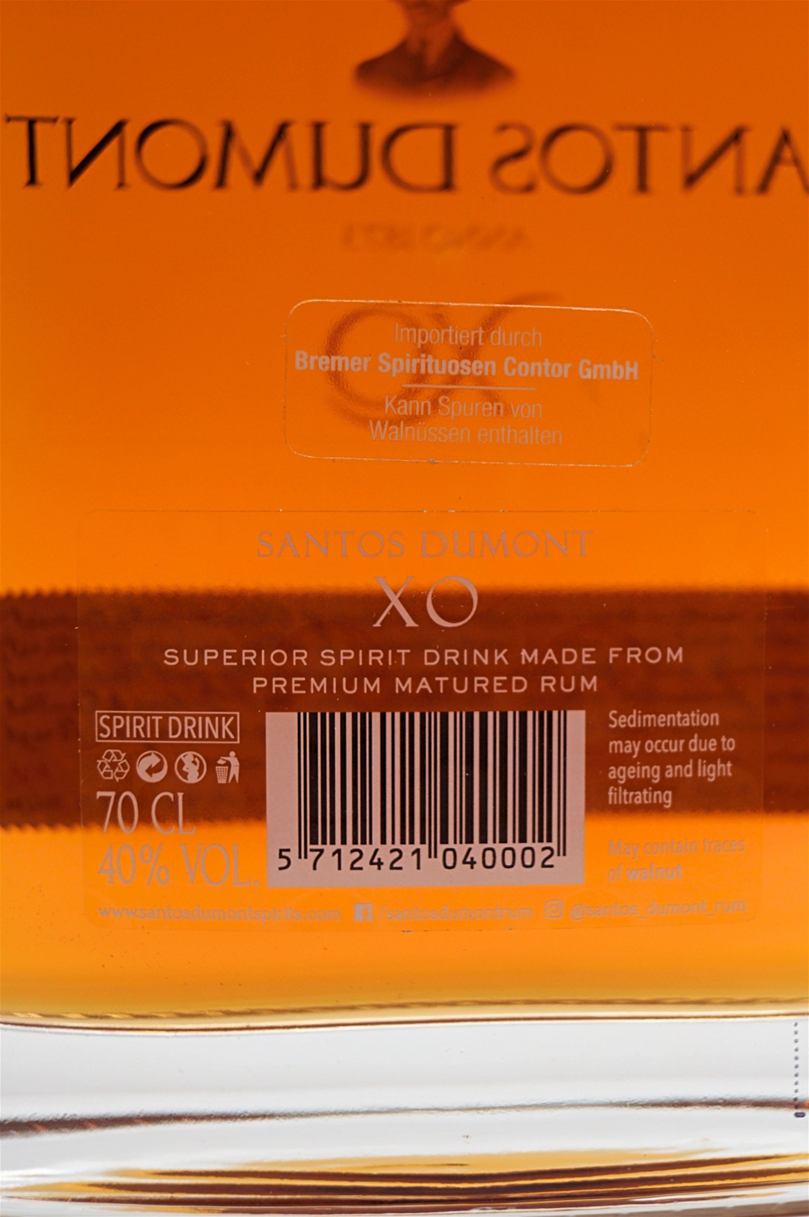 Santos Dumont XO Super Premium Rum