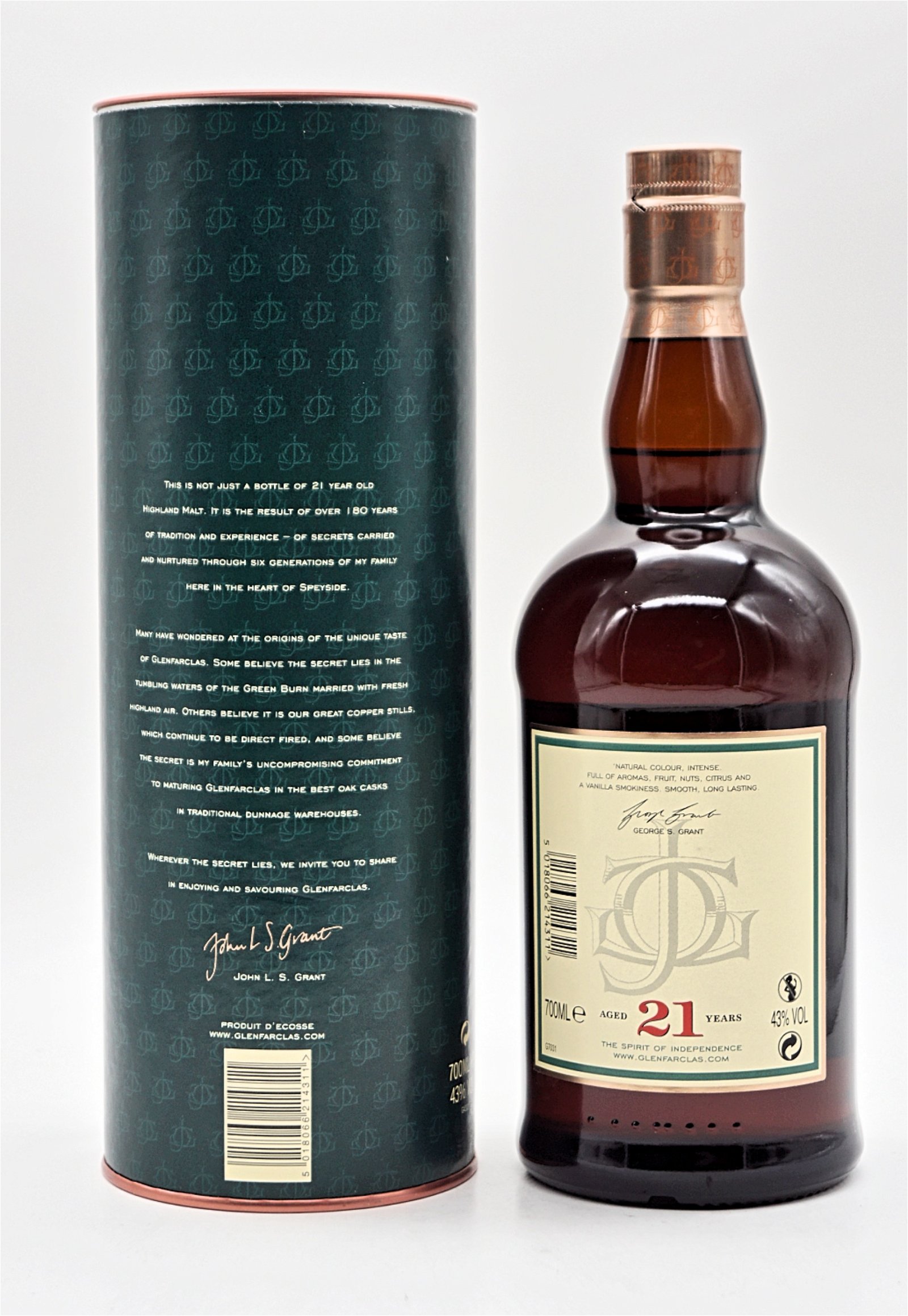 Glenfarclas 21 Jahre Highland Single Malt Scotch Whisky