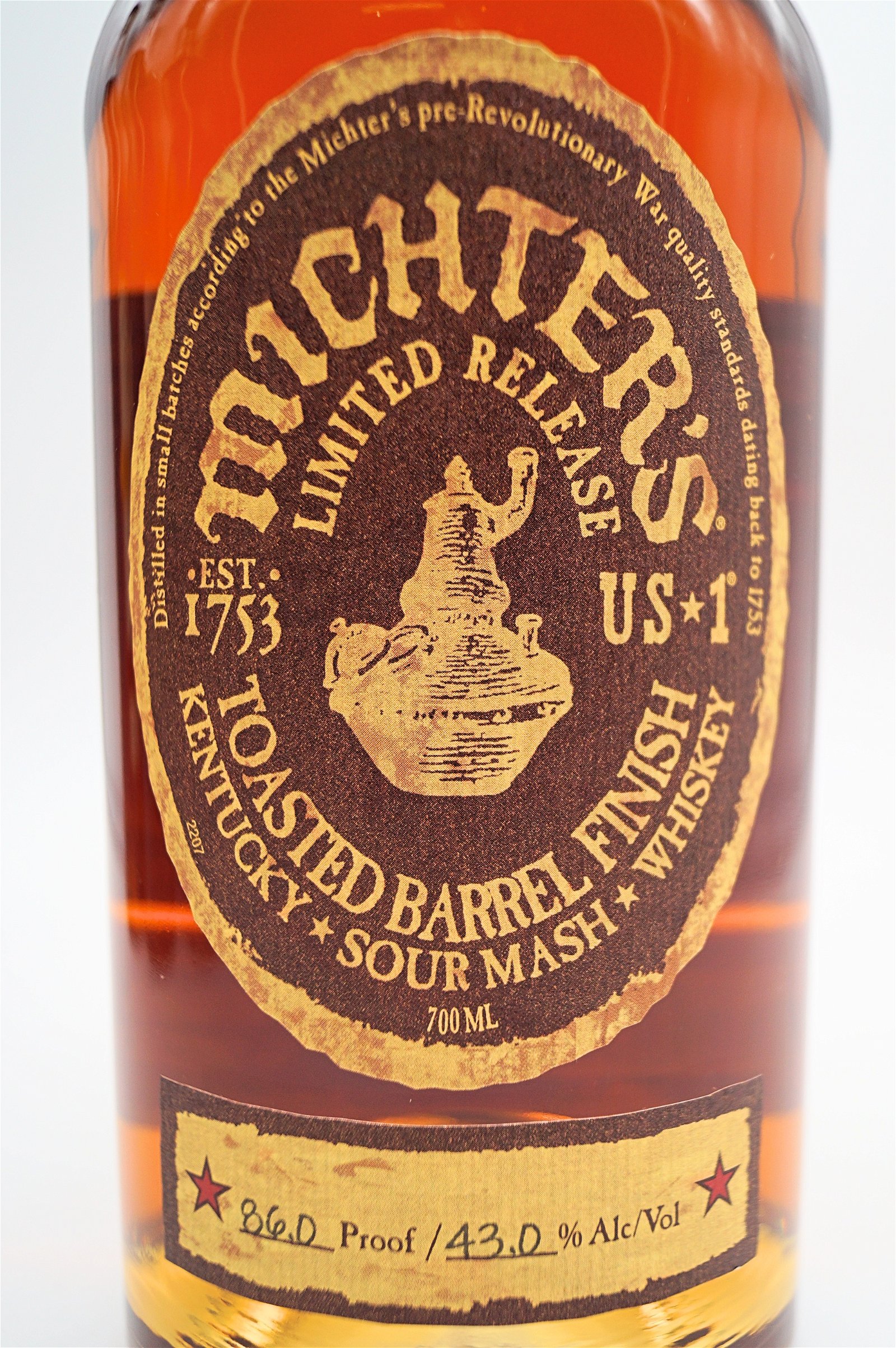 Michter's Toasted Barrel Fin Sour Mash Whiskey