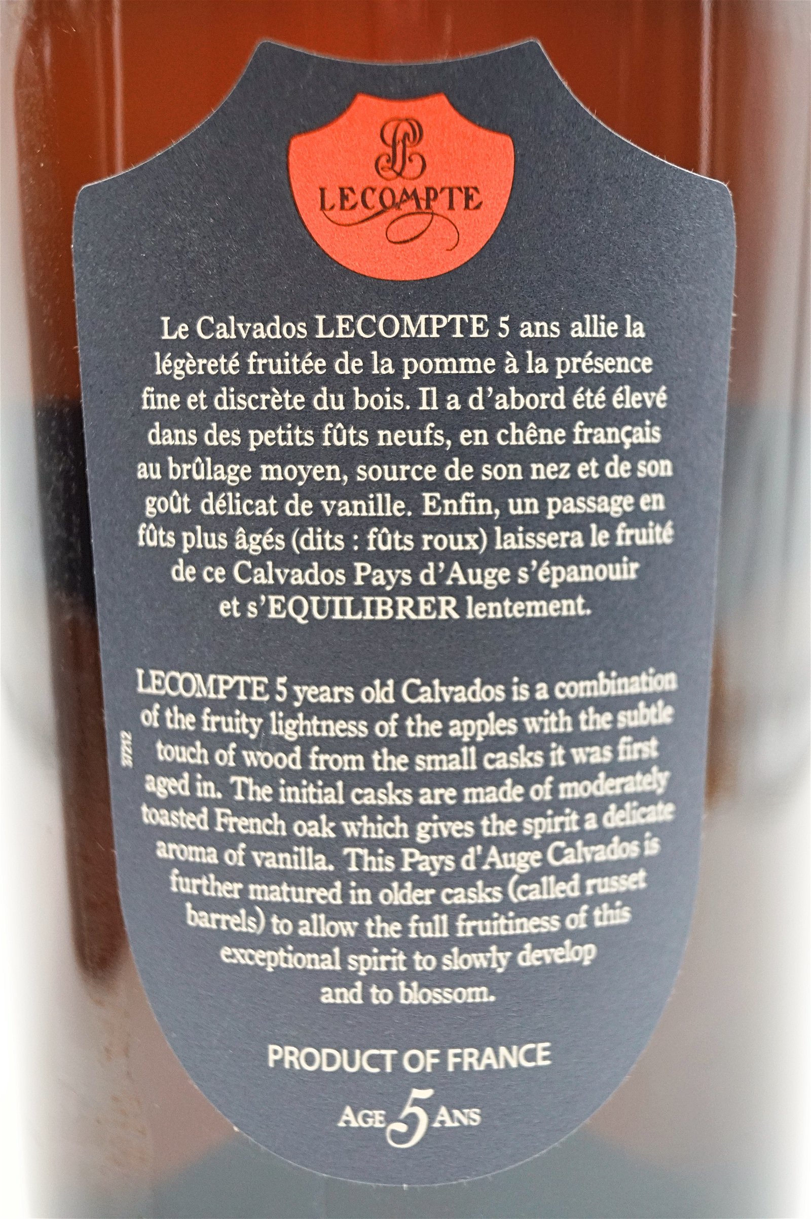 Lecompte 5 Ans Calvados