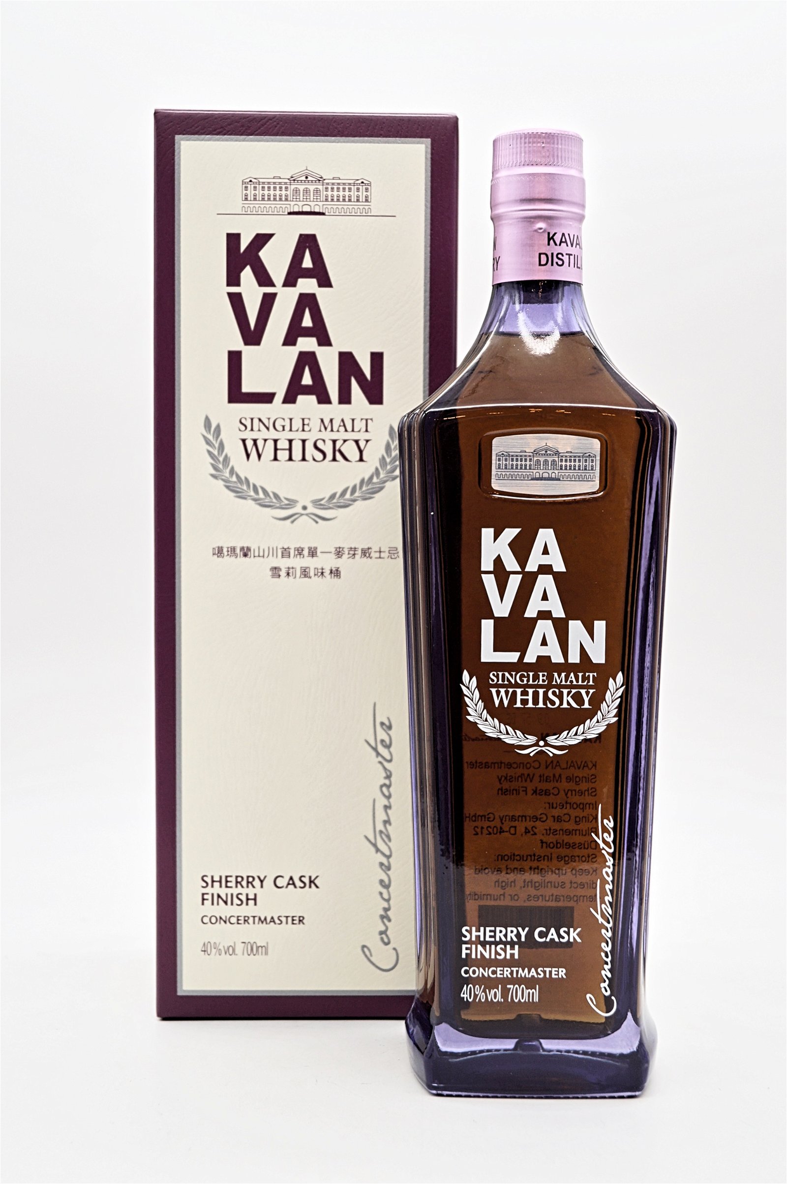 Kavalan Sherry Cask Finish Concertmaster Taiwan Single Malt Whisky