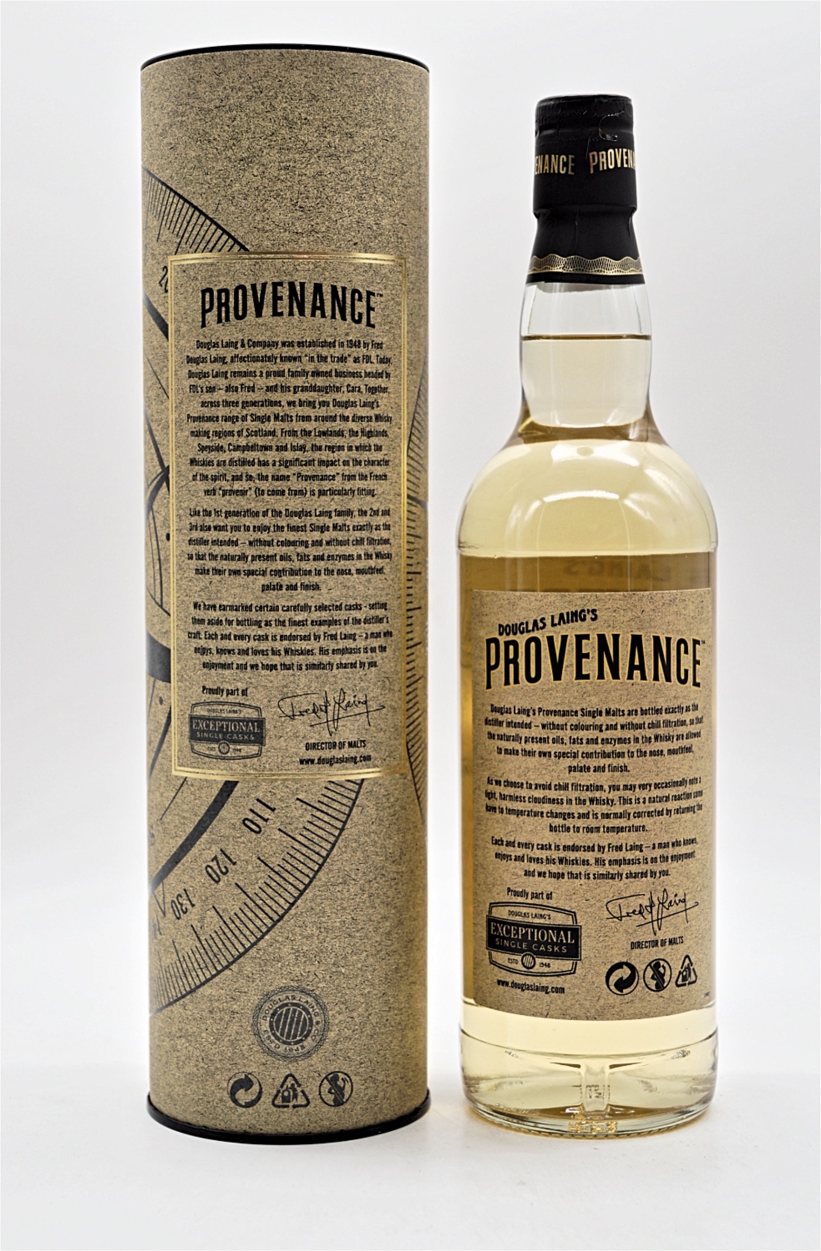 Provenance Glenburgie Distillery 8 Jahre 2009/2018 380 Fl. Single Cask Single Malt Scotch Whisky