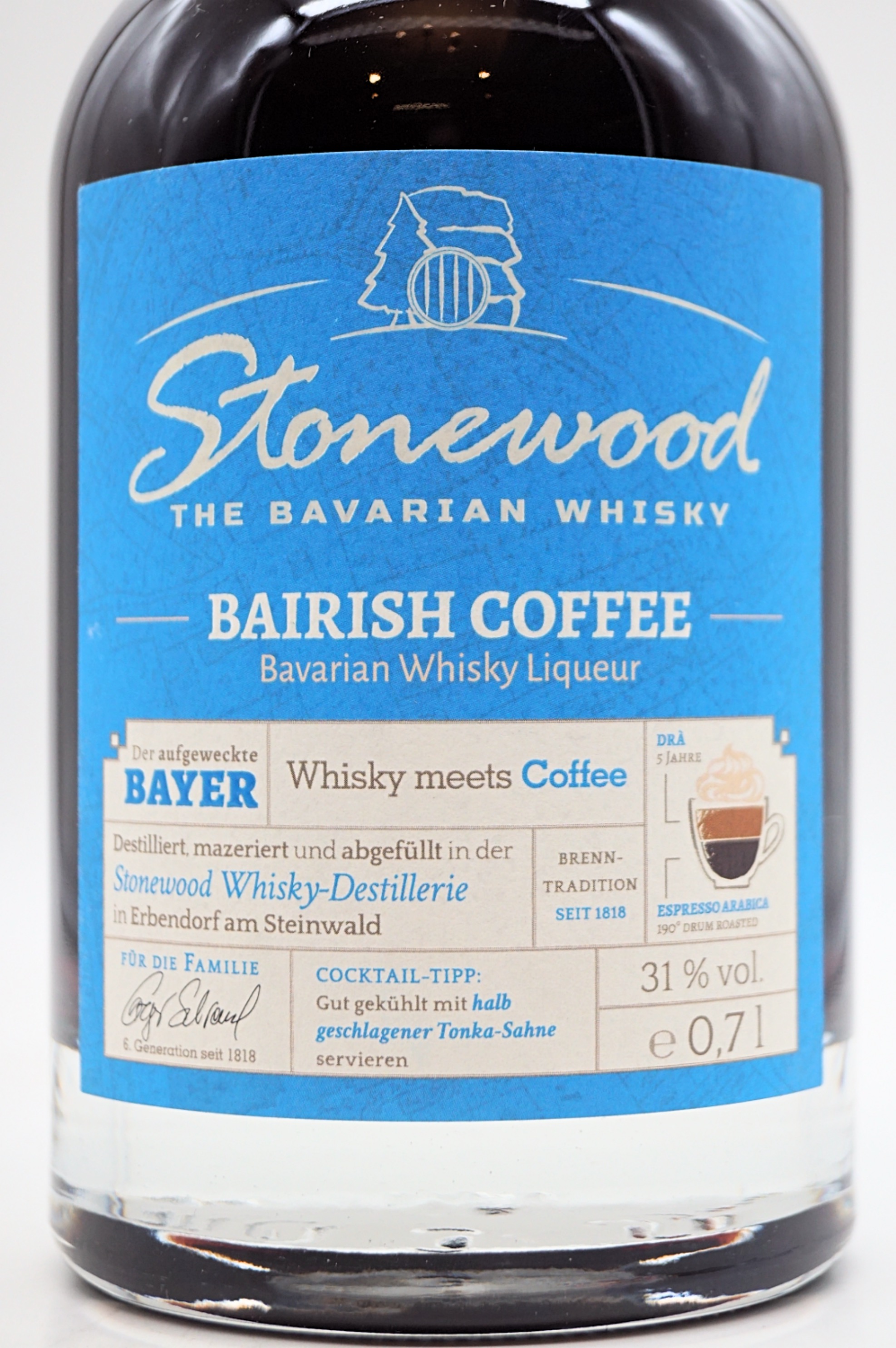 Stonewood Bairish Coffee Whisky Likör