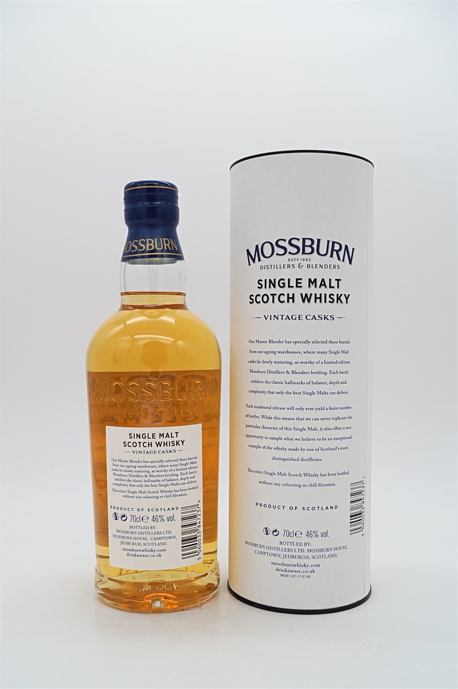 Mossburn 10 Jahre Glentauchers Vintage Cask Nr 17 Single Malt Scotch Whisky