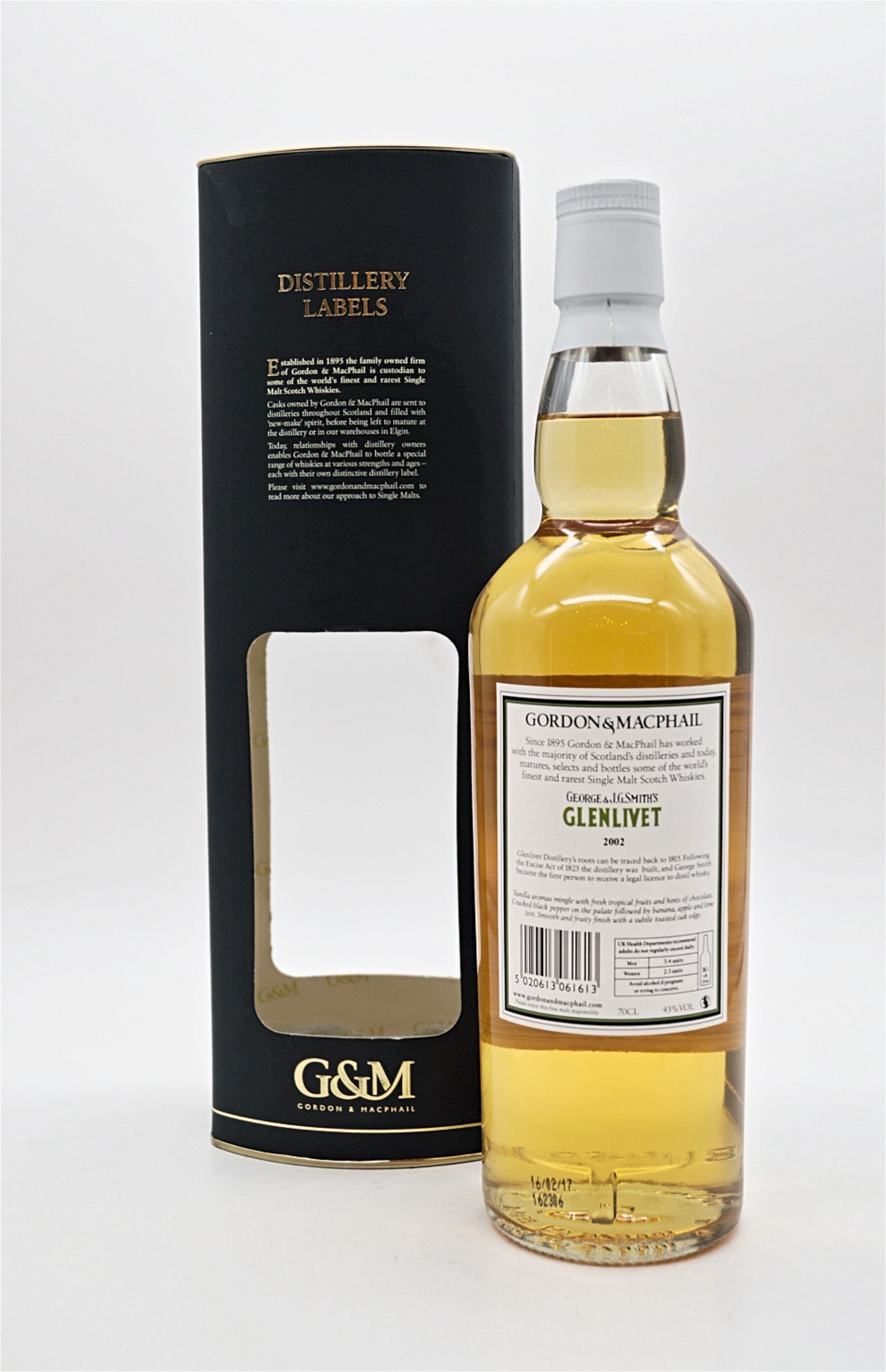 Gordon & Macphail 15 Jahre Glenlivet 2002/2017 Single Malt Scotch Whisky