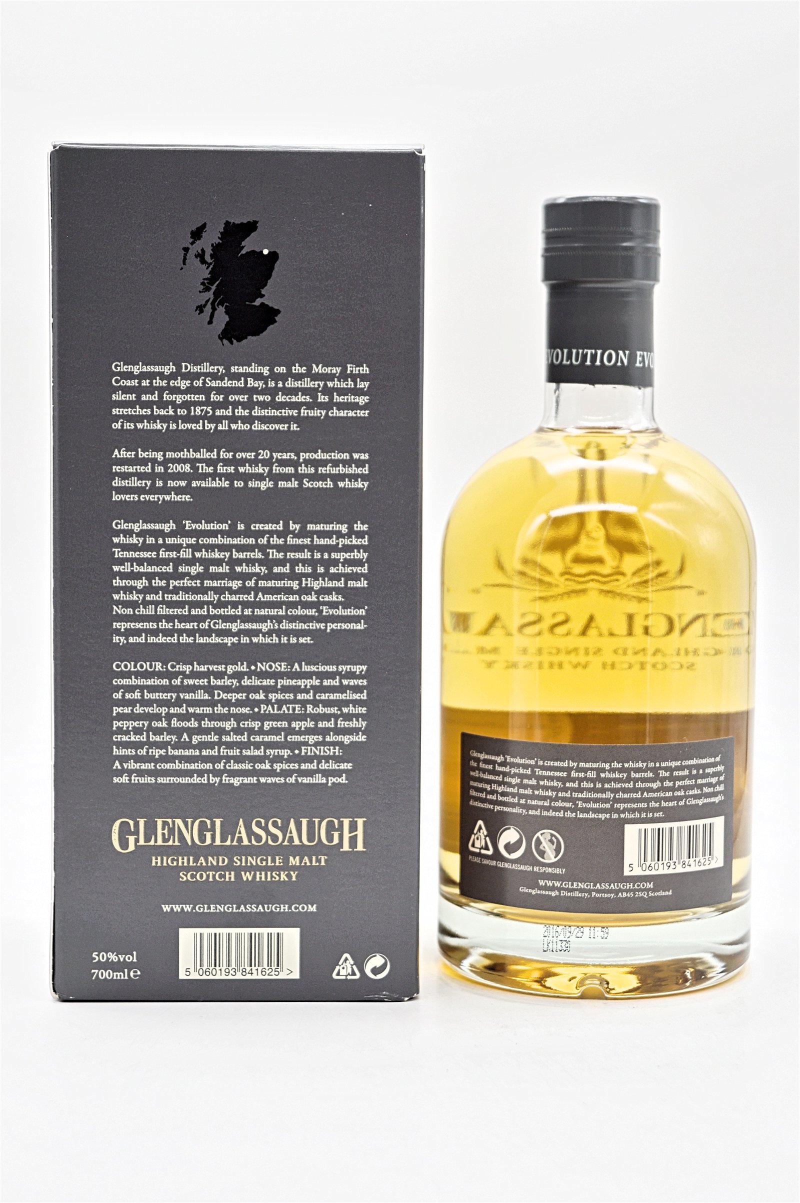 Glenglassaugh Evolution Ex-Tennessee Cask Matured Highland Single Malt Scotch Whisky