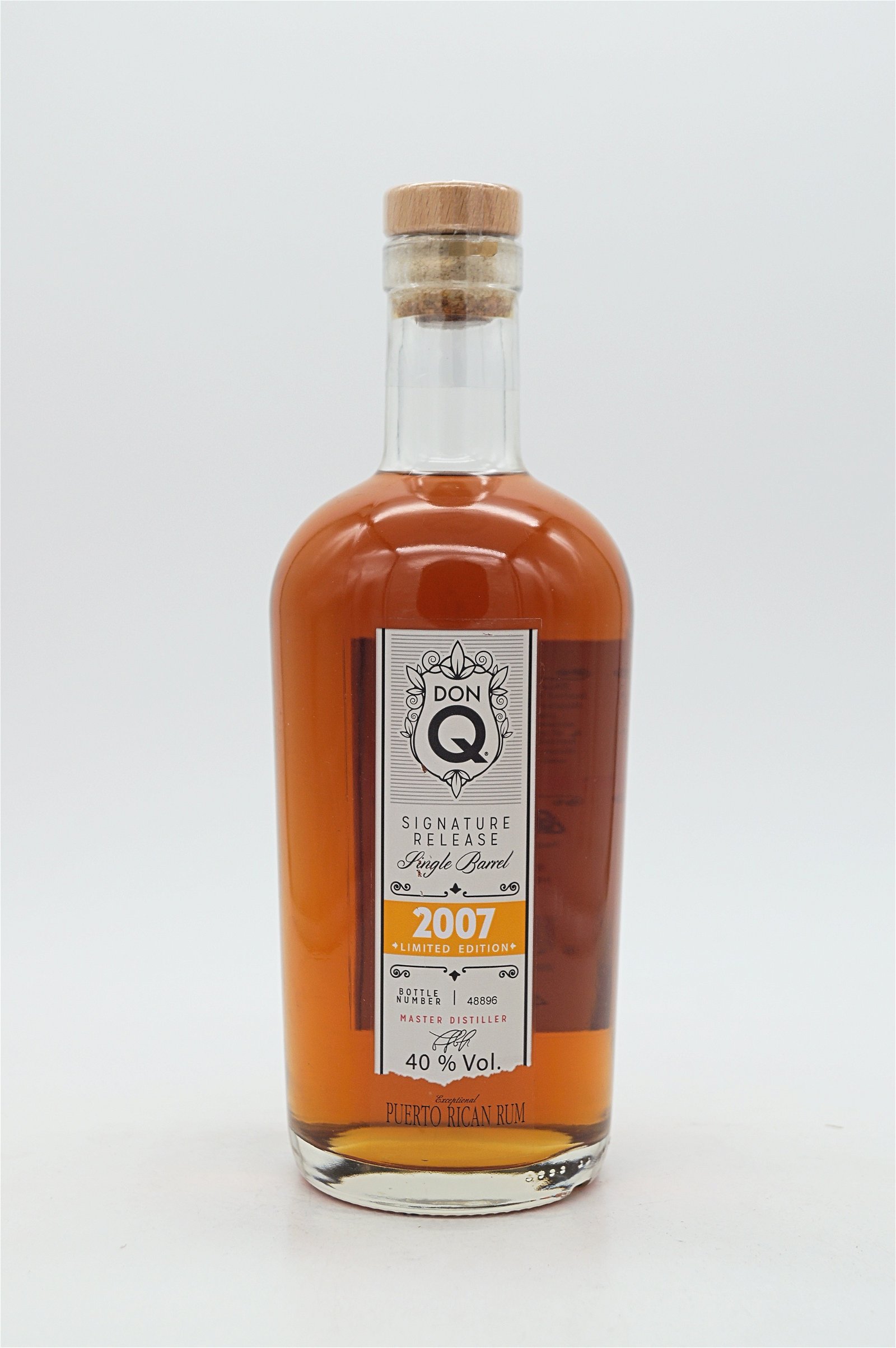 Don Q 2007 Signature Release Single Barrel Rum