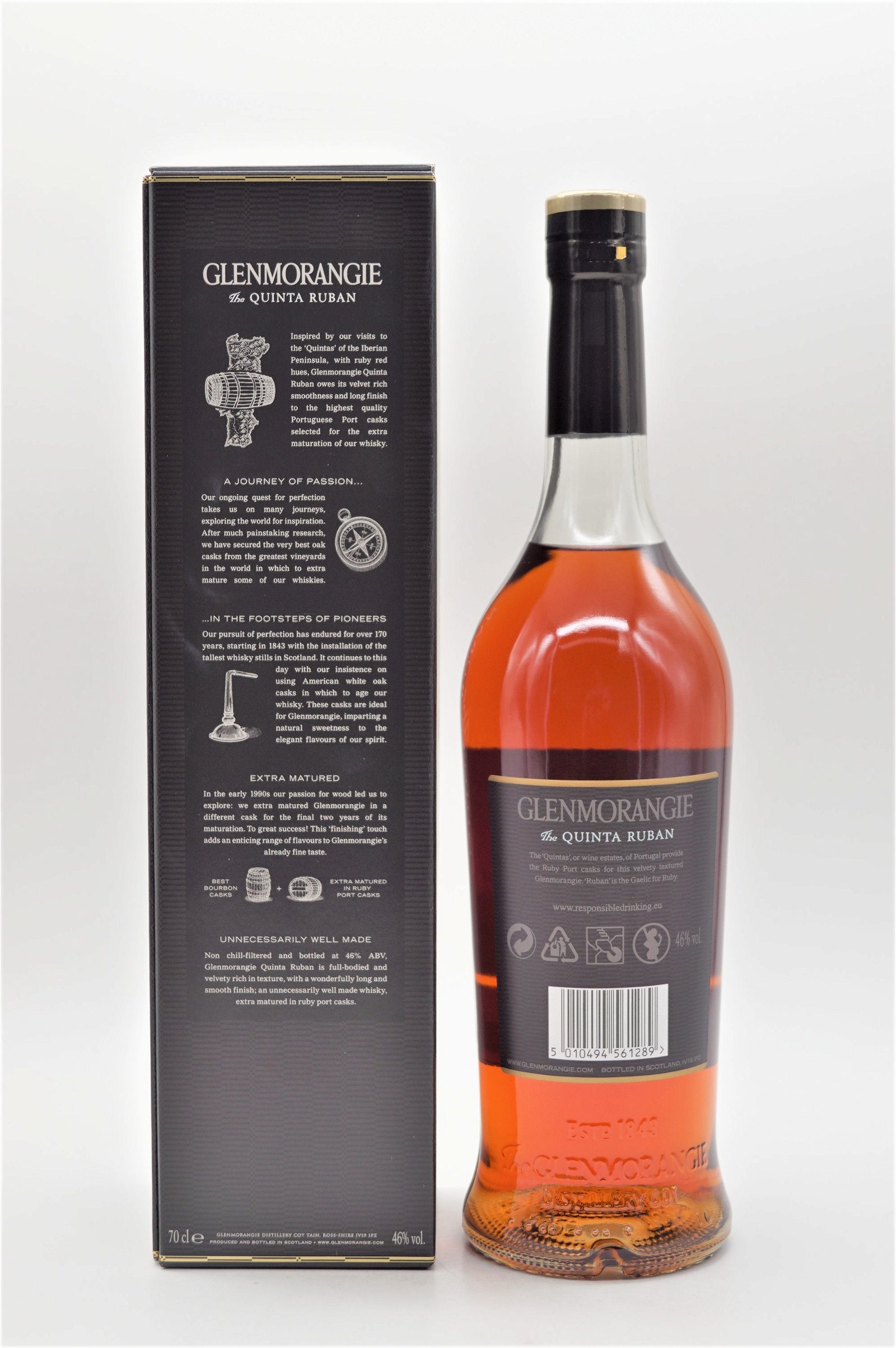 Glenmorangie 12 Jahre The Quinta Ruban Port Cask Finish Highland Single Malt Scotch Whisky