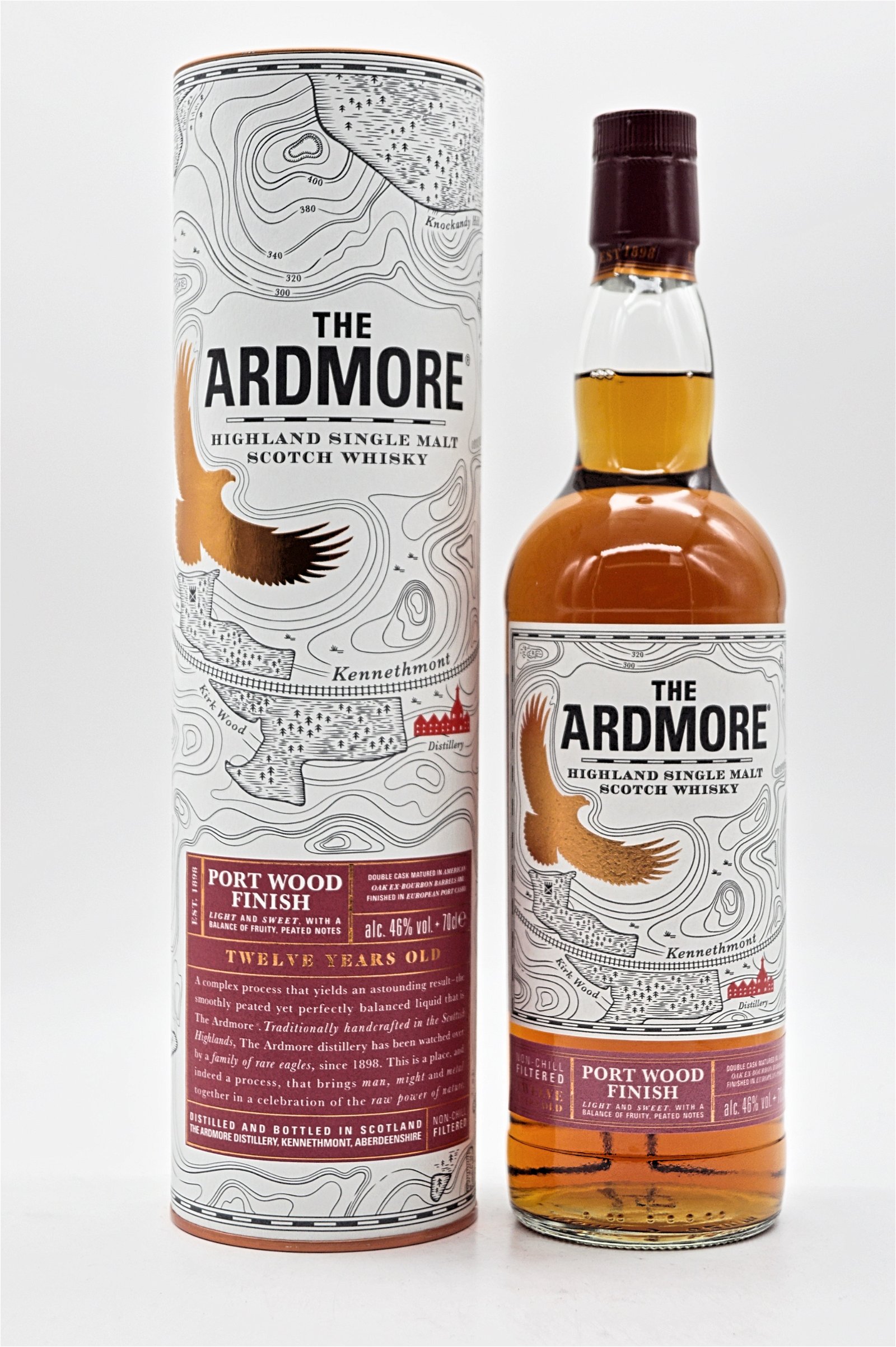 The Ardmore 12 Jahre Portwood Finish Highland Single Malt Scotch Whisky