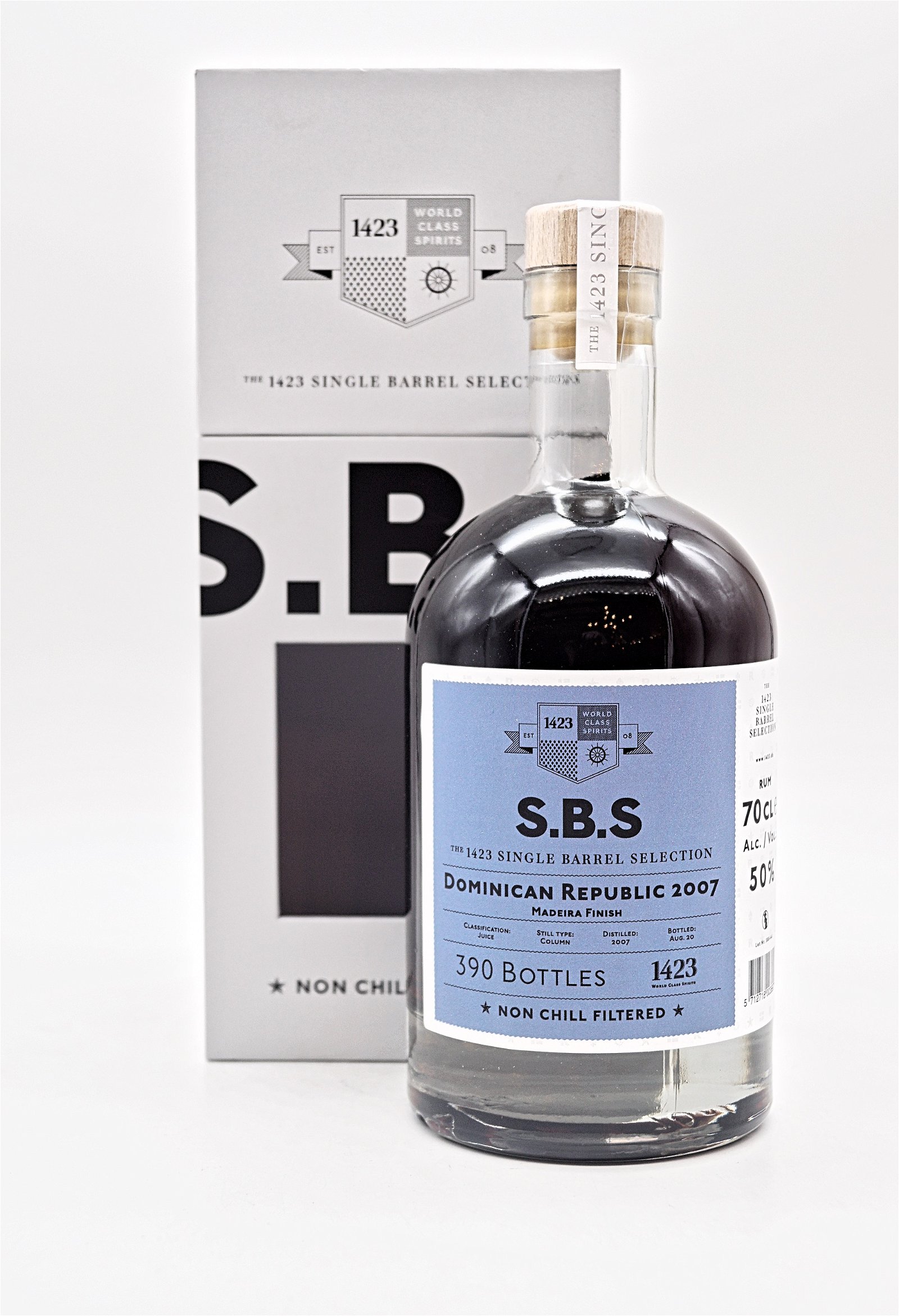 SBS Dominican Republic 2007 Madeira Finish Single Barrel Selection Rum