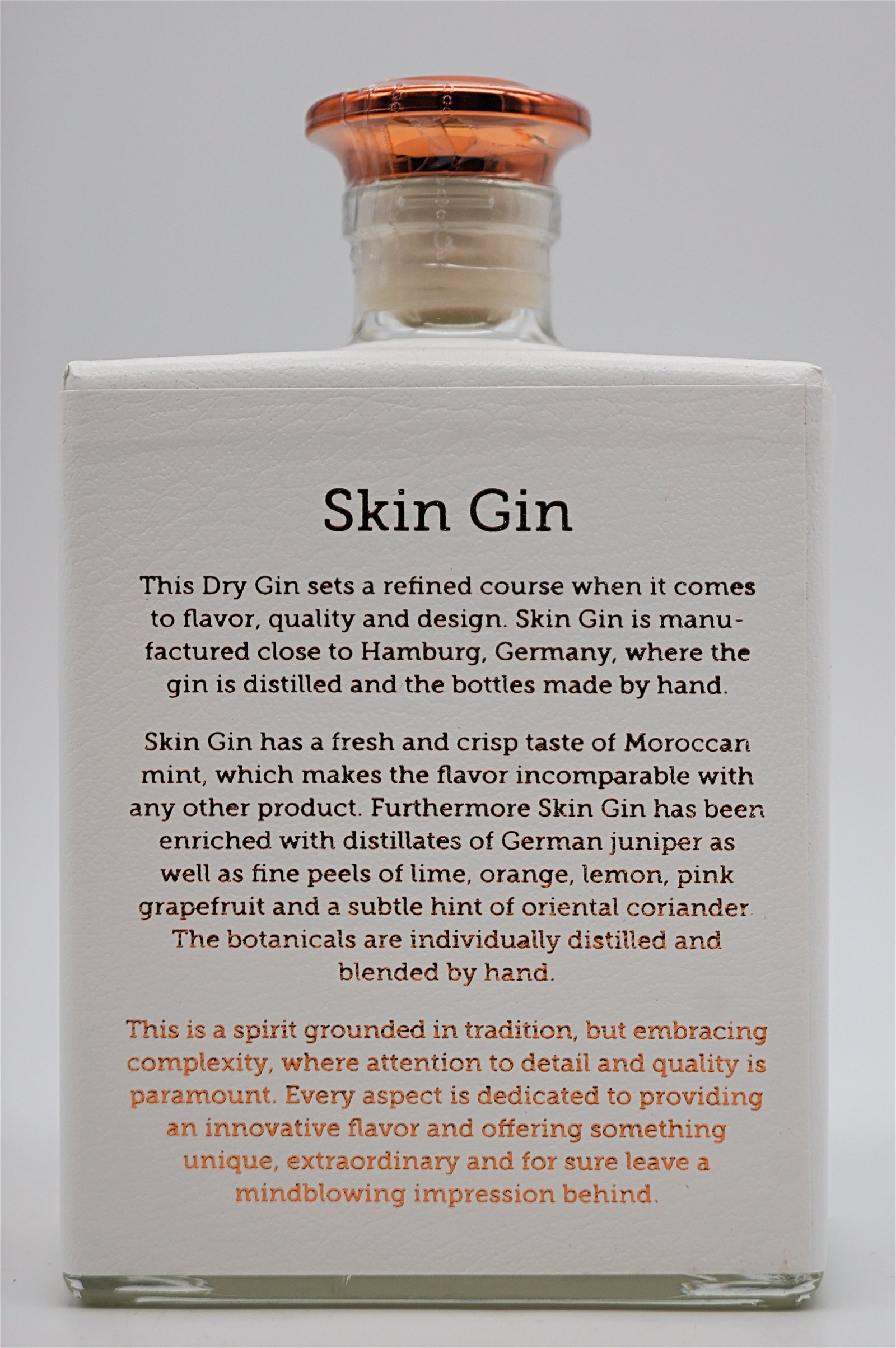 Skin Gin Edition Blanc Handcrafted German Dry Gin