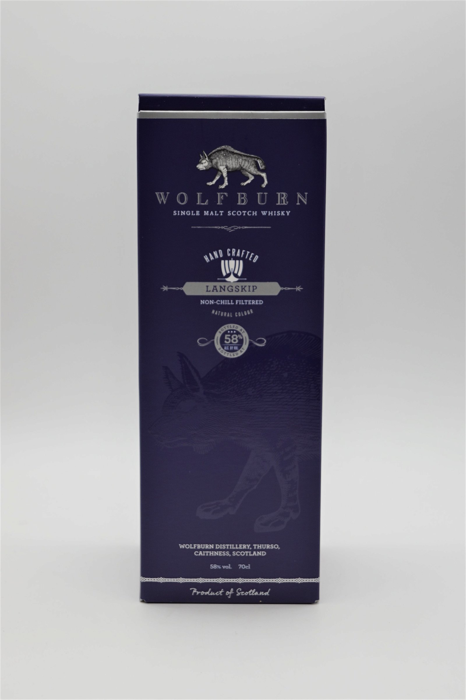 Wolfburn Langskip Hand Crafted non Chill Filtered Single Malt Scotch Whisky