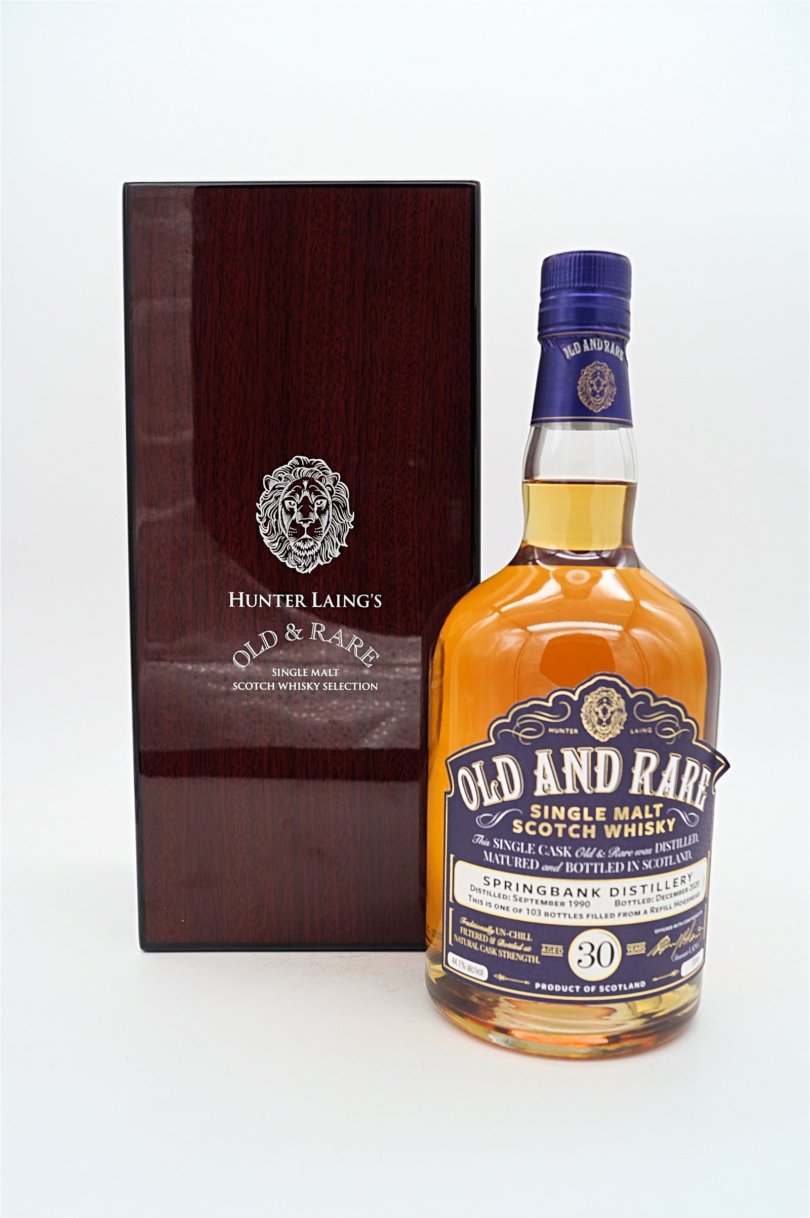 Hunter Laing 30 Jahre Springbank 1990/2020 Single Cask Cask Strength Old & Rare Single Malt Scotch Whisky 