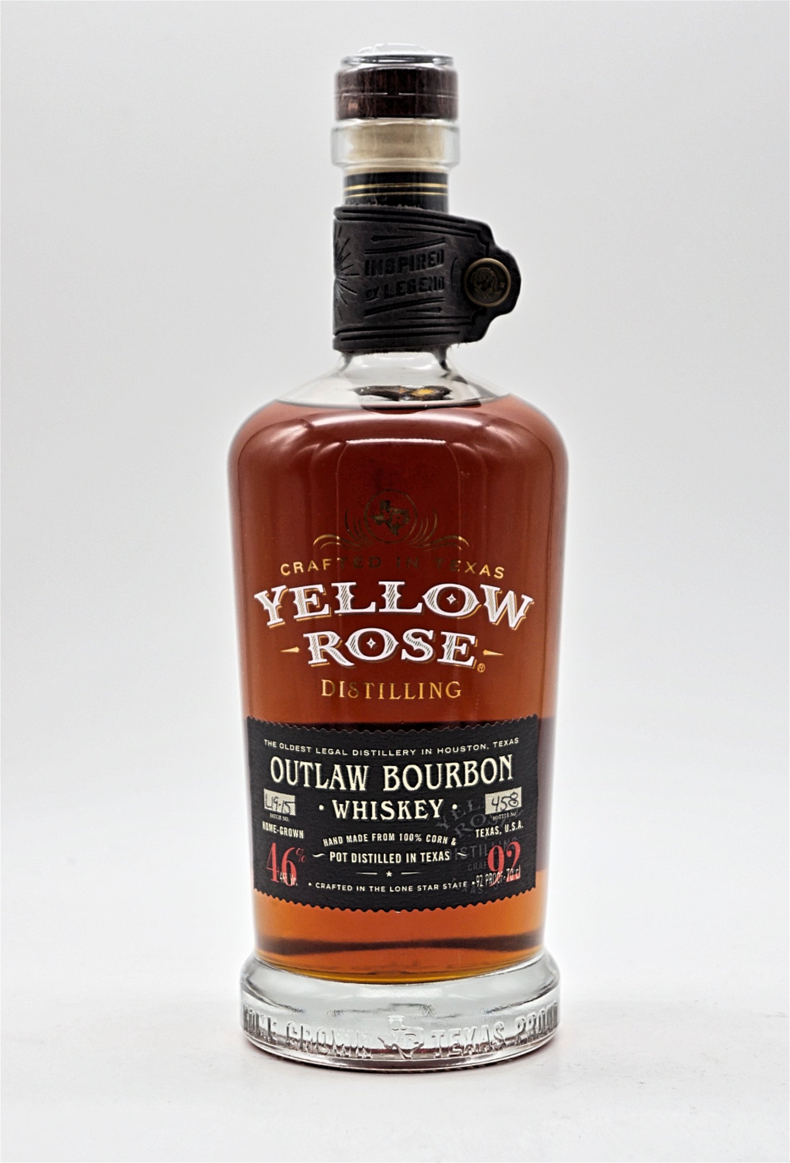 Yellow Rose Outlaw Bourbon Whiskey 92 Proof