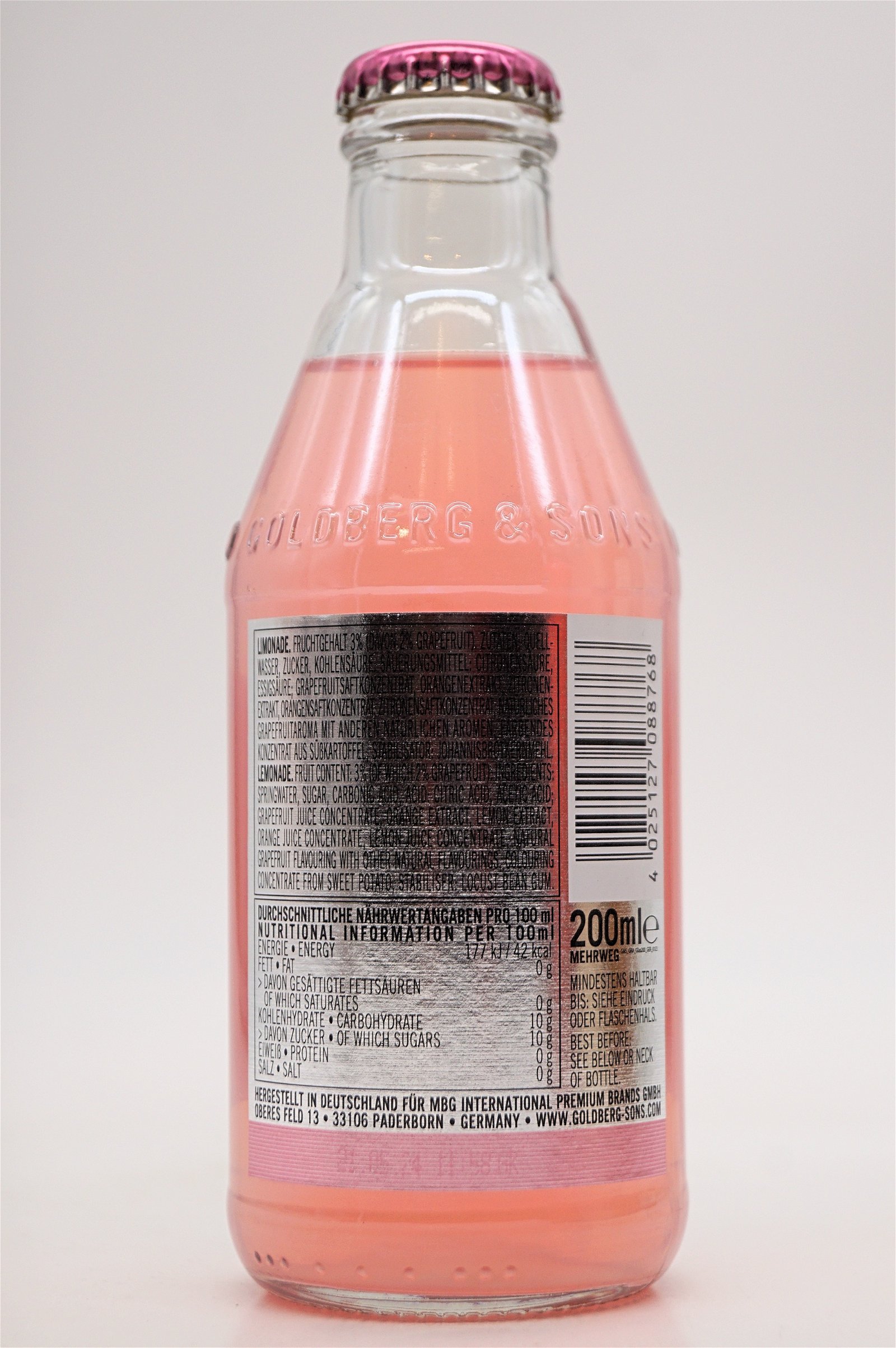 Goldberg & Sons Pink Grapefruit Soda