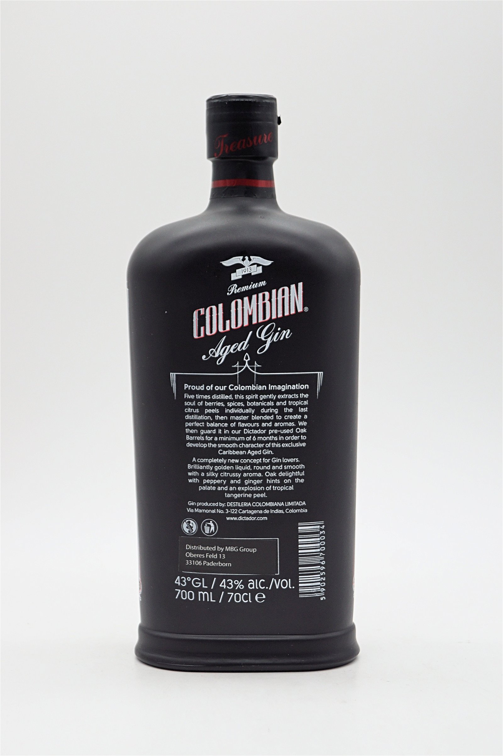 Dictador Colombian Treasure Gin