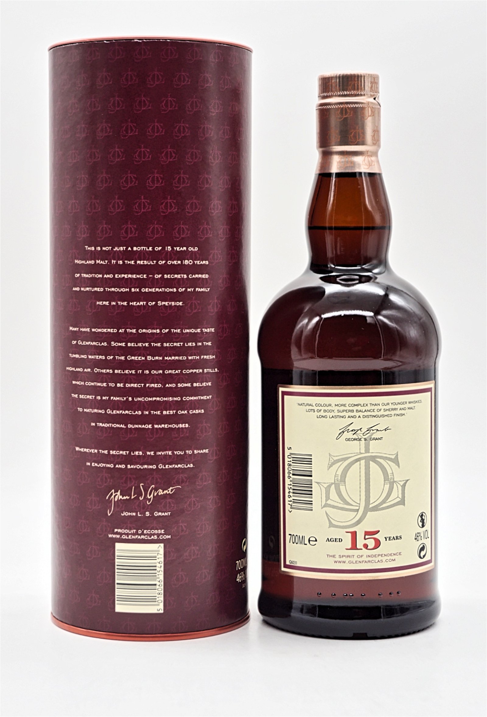 Glenfarclas 15 Jahre Highland Single Malt Scotch Whisky
