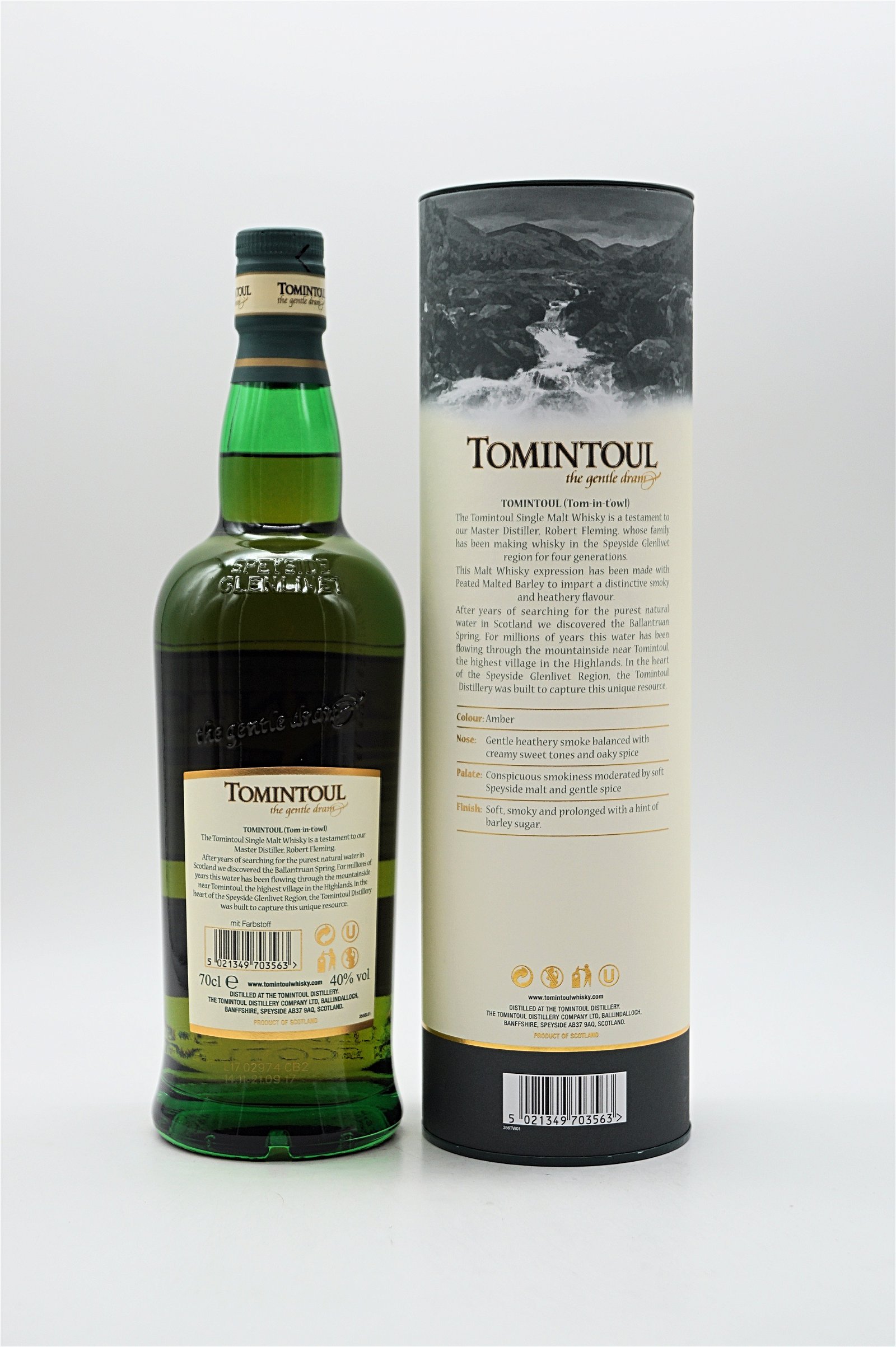 Tomintoul 15 Jahre With A Peaty Tang Single Malt Scotch Whisky